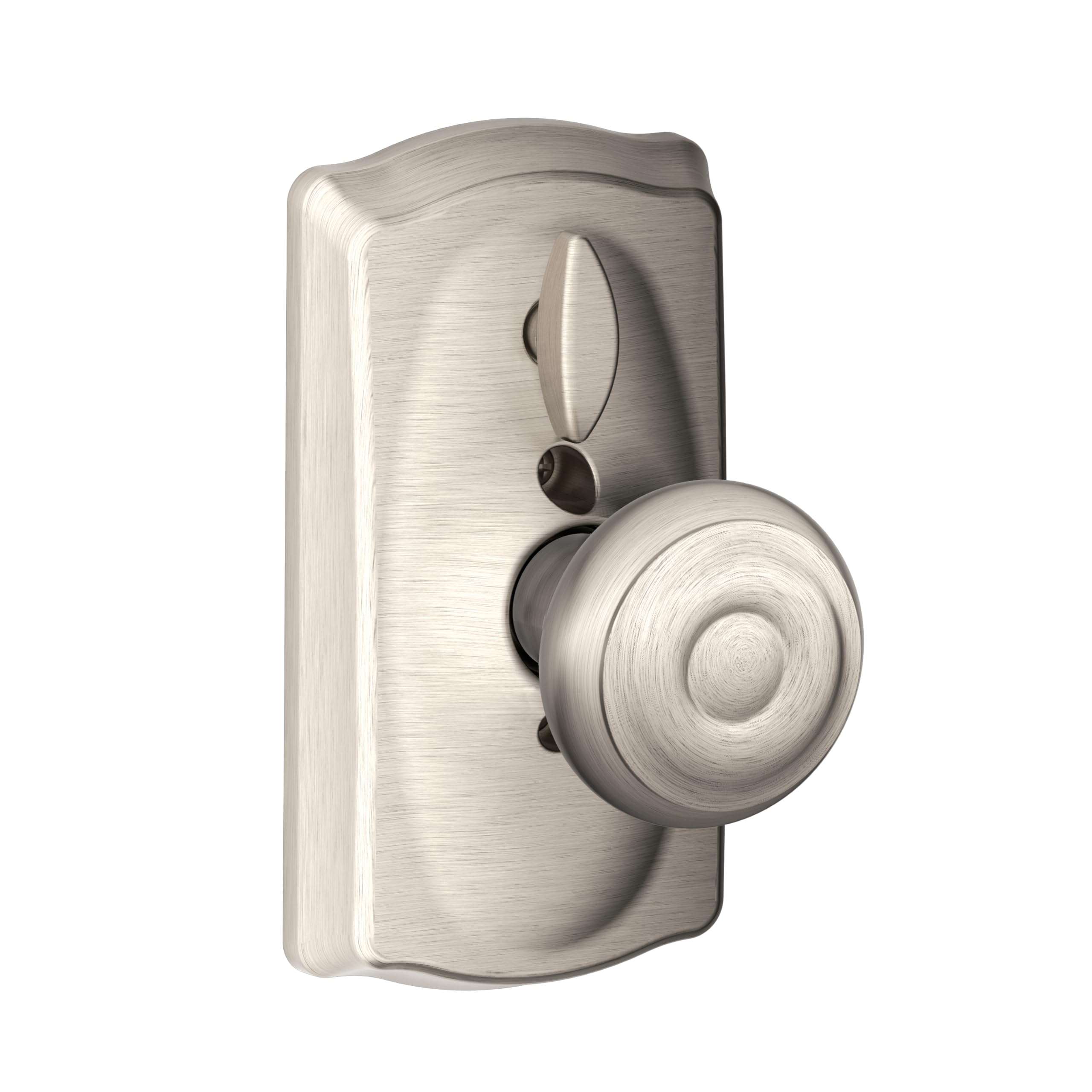 SCHLAGE FE595 CAM 619 GEO Camelot Keypad Entry with Flex-Lock and Georgian Style Knobs, Satin Nickel 4