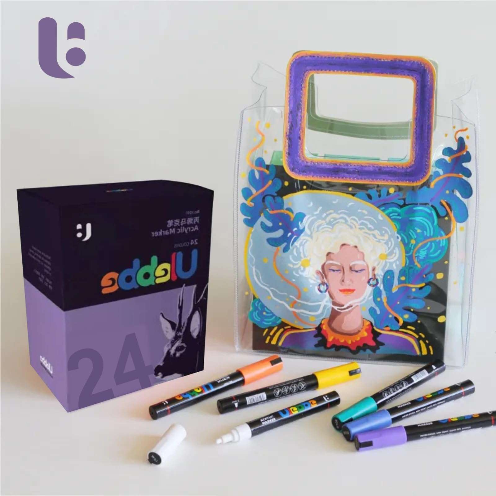 Chrome 24 Color Acrylic Marker Set 3