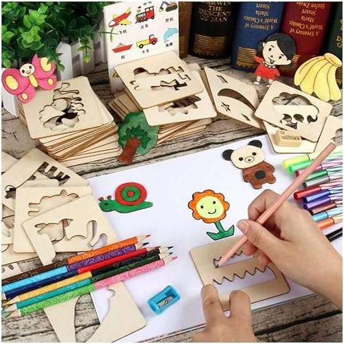 HJW-USS Baby Toys Drawing Toys Coloring Board Children Creative Doodles Early Learning Education Toy Boy Girl Learn Drawing Tools A Good Tool for Painting (Color : WJ4080AA5) 2