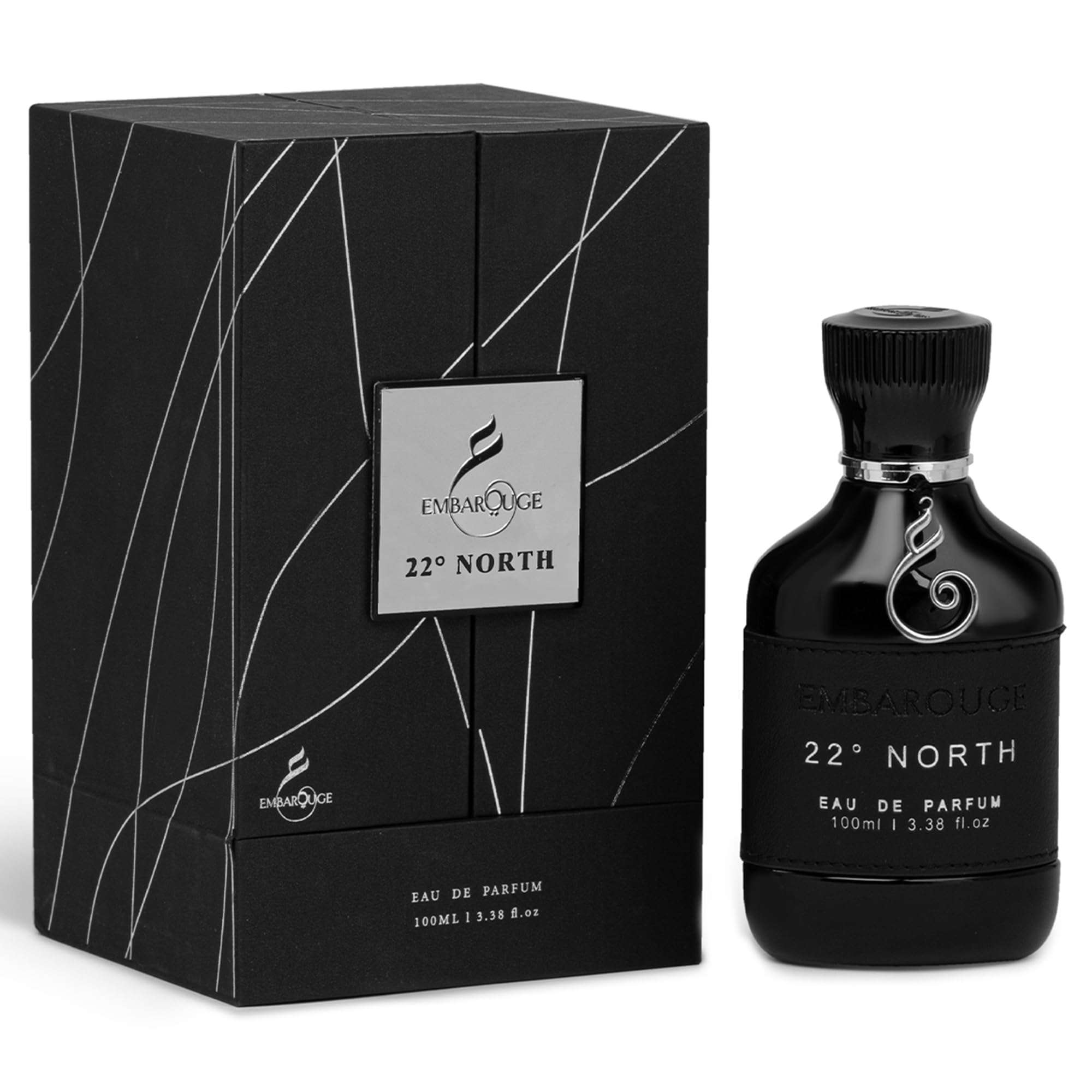 EMBAROUGE 22° North EDP Perfume for Man and Woman | Long Lasting | Woody Oud Scent | Geranium, Oud, Incense | Middle Eastern Luxury Fragrance |100ml 1