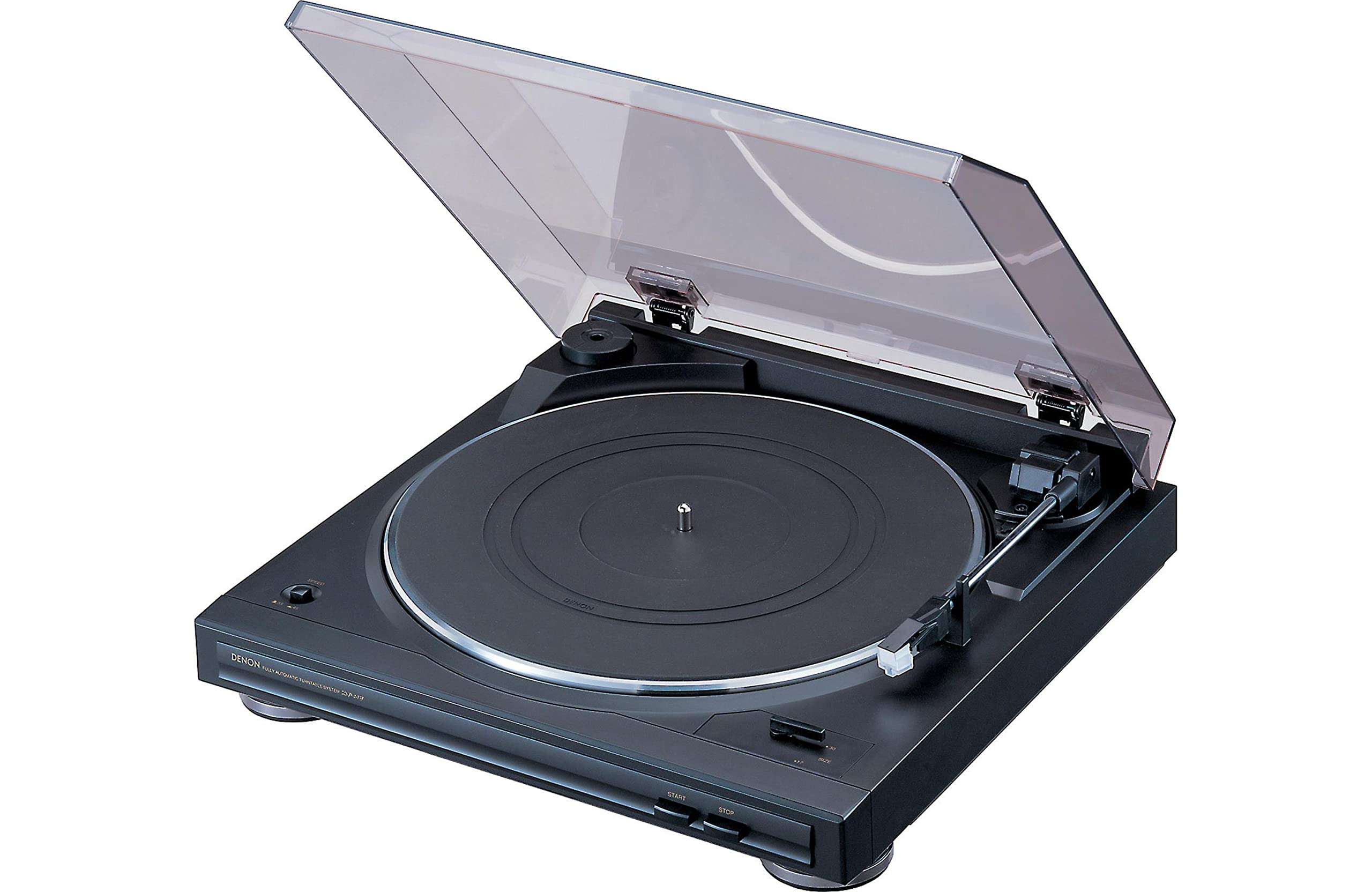 Denon DP-29F Fully Automatic Record Player, Analog Turntable with Built-in RIAA Phono Equalizer, Unique Automated Tonearm Design, Manual Lifter Mechanism, Rigid Diecast Aluminum for Stability
