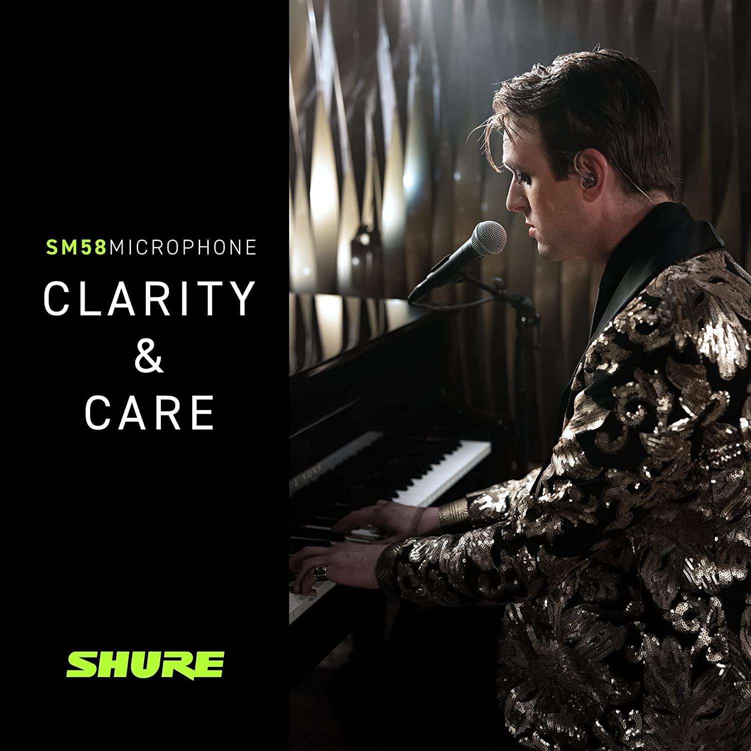 Shure SM58 Pro XLR Dynamic Microphone - Professional Studio & Live Performance Cardioid Mic for Vocals, Podcasting, and Recording (SM58-LC) 5