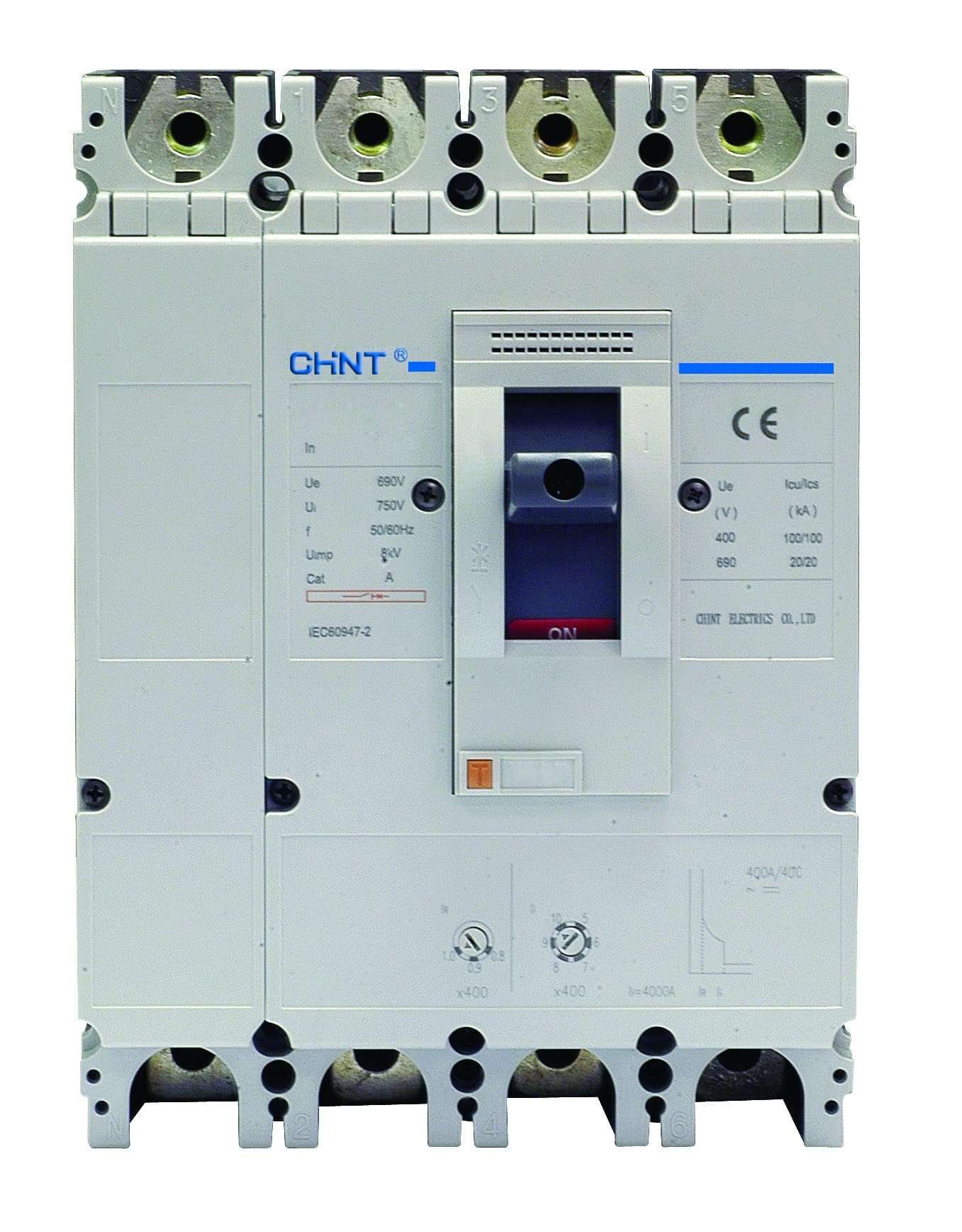 ARINO (ORIGINAL) CHINT'S MCCB 200A 4 POLE HEAVY DUTY MCCB 100% COPPER TERMINAL (1 YEAR WARRANTY) 200A MCCB 200A 4POLE MCCB 200A 4P MCCB INDUSTRIAL MCCB 1