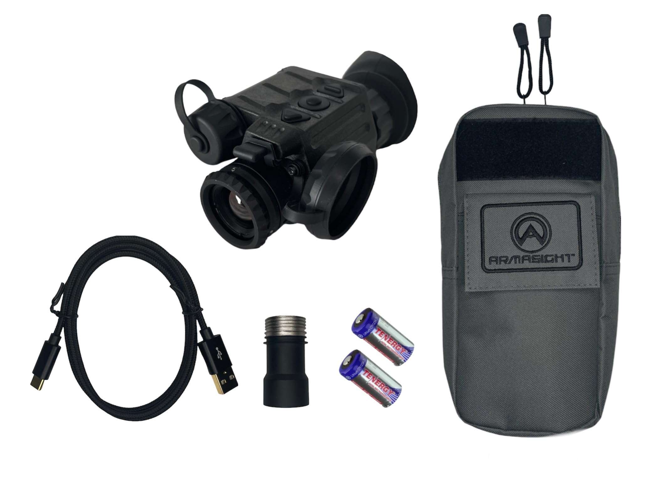 Armasight Sidekick 640 Mini Thermal Monocular with Armacore 640 Thermal Core, 3-Button Control, Compass, and Image Detail Enhancement (Gray) 4