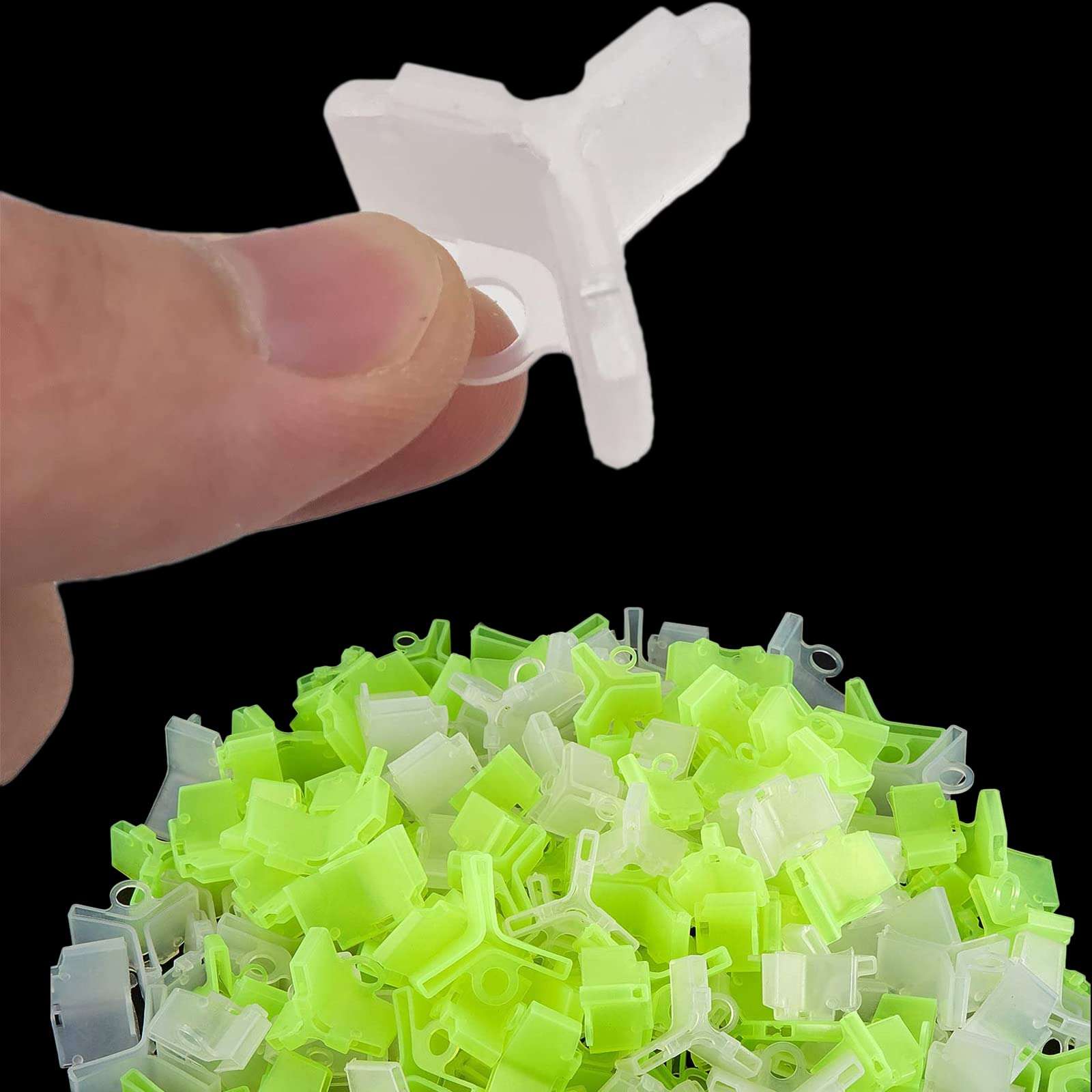 GaiRen 50 PCS Fishing Treble Hook Covers, Protector Bonnets for Fishing Lures 5Sizes 1# 2# 3# 4# 5# (White) 1