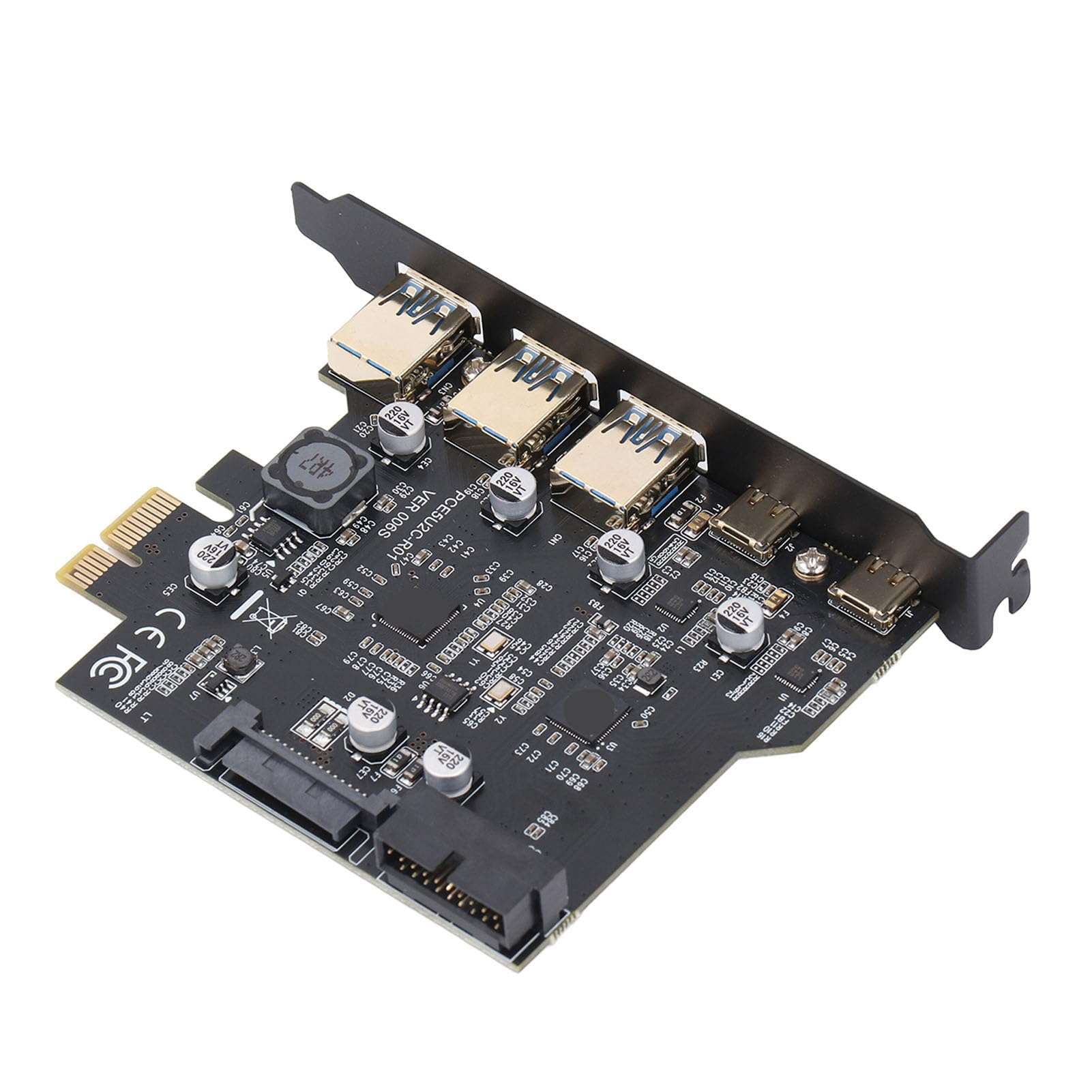 Funien PCIe to USB 3.2 Gen 1 Card HighSpeed 5Gbps Expansion Card for Desktop PC Users 6