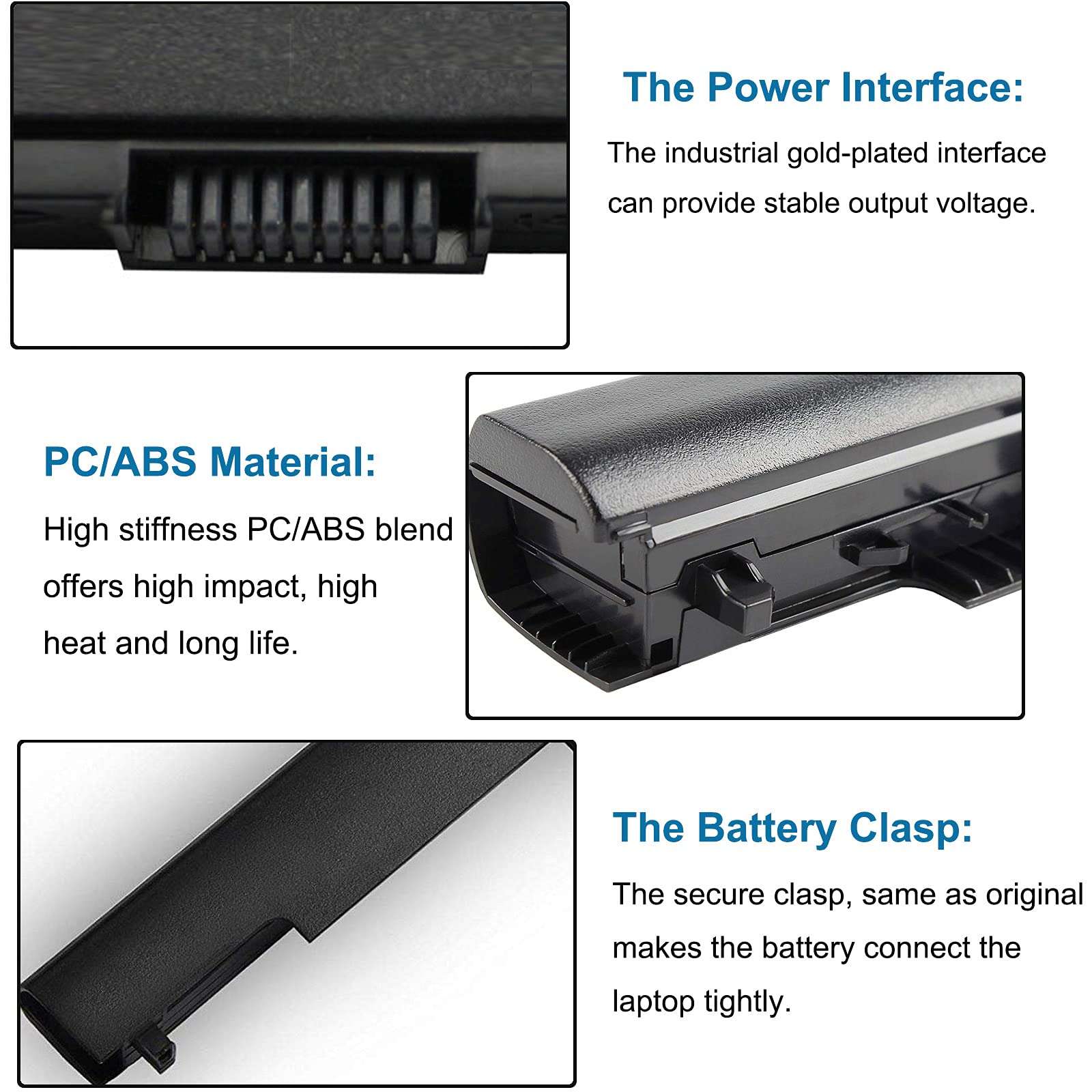 HS04 14.8V 2600MAH Laptop Battery Replacement for HP 240 G4 255 G4 Notebook 15-ac100 15-ba009dx 15g-ad000 14-af180nr HS04041-CL HS03 807956-001 807957-001 807611-141 3