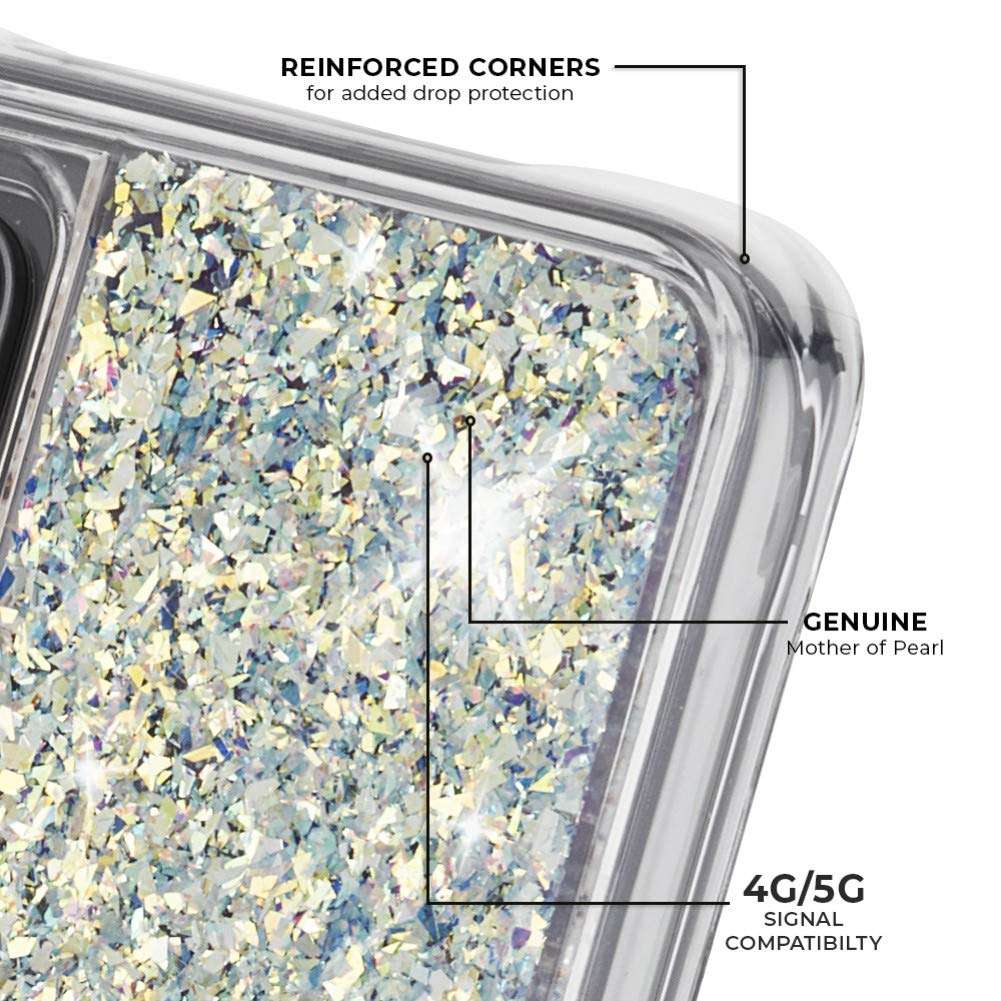 Case-Mate - TWINKLE - Case for Samsung Galaxy S20 Ultra - 5G Compatible - Reflective Iridescent Glitter Foil - 6.9 inch - Stardust 2