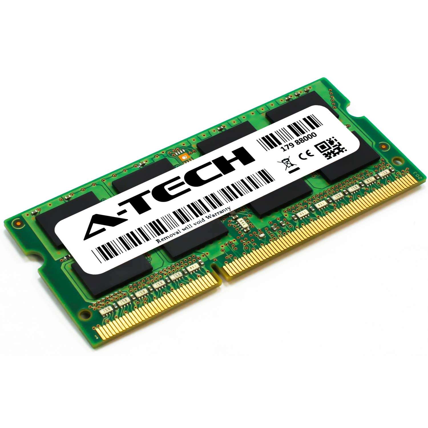 A-Tech 16GB RAM Replacement for CT204864BF160B | DDR3/DDR3L 1600MHz PC3L-12800 (PC3-12800) CL11 SODIMM 2Rx8 1.35V Non-ECC SO-DIMM 204-Pin Laptop, Notebook Memory Module 3