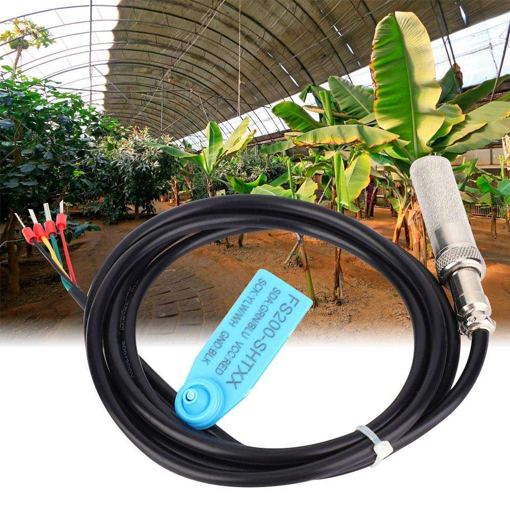 Yanmis Sensor, -20~100℃ 0~ RH Soil Temperature Humidity Sensor Digital Soil Sensor Meter Soil Guage Used in HVAC,Weather Station,Warehouse(SHT31) 2