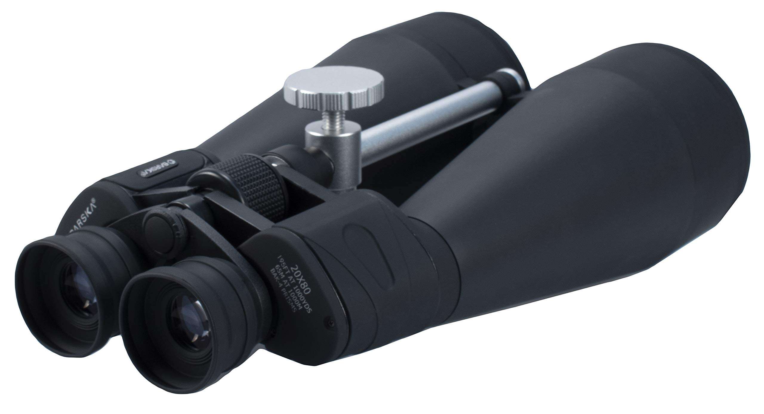 BARSKA X-Trail 20x80 Binocular with Braced-in Tripod Adapter , Black 4