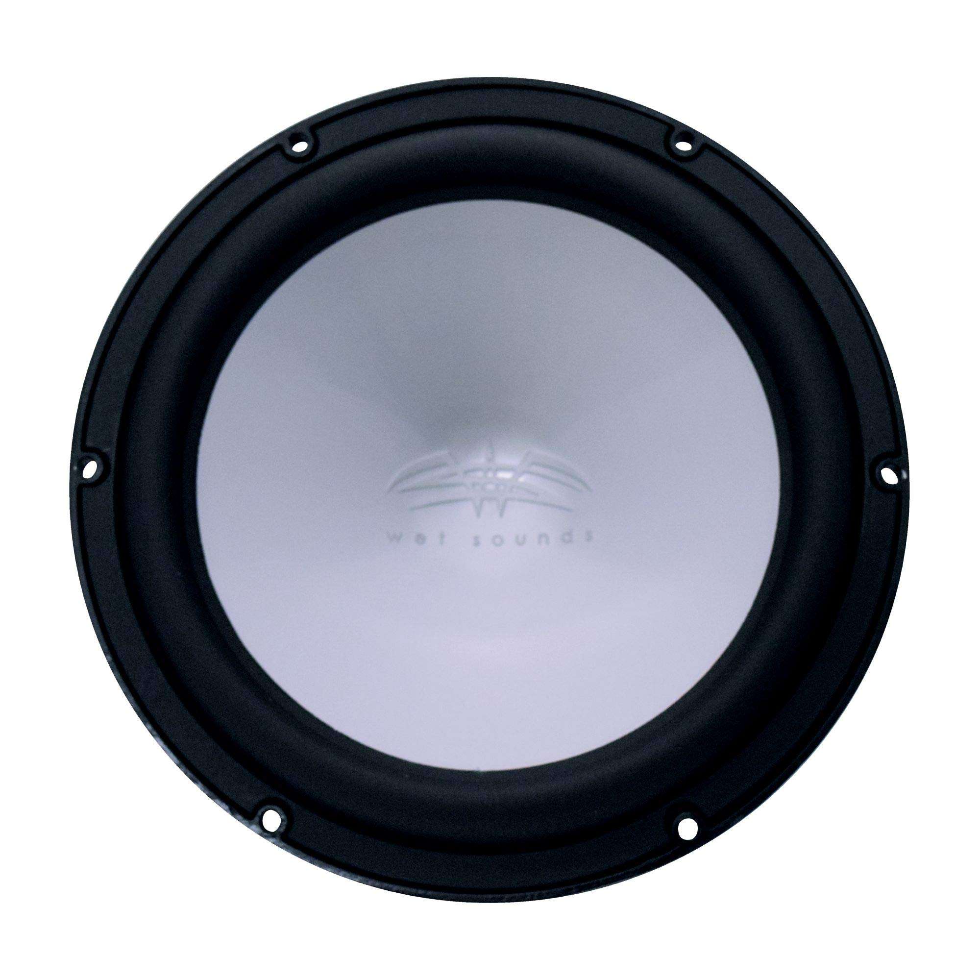 wet sounds Revo 10" Subwoofer & Grill - Black Subwoofer & Silver XS Grill - 4 Ohm 3