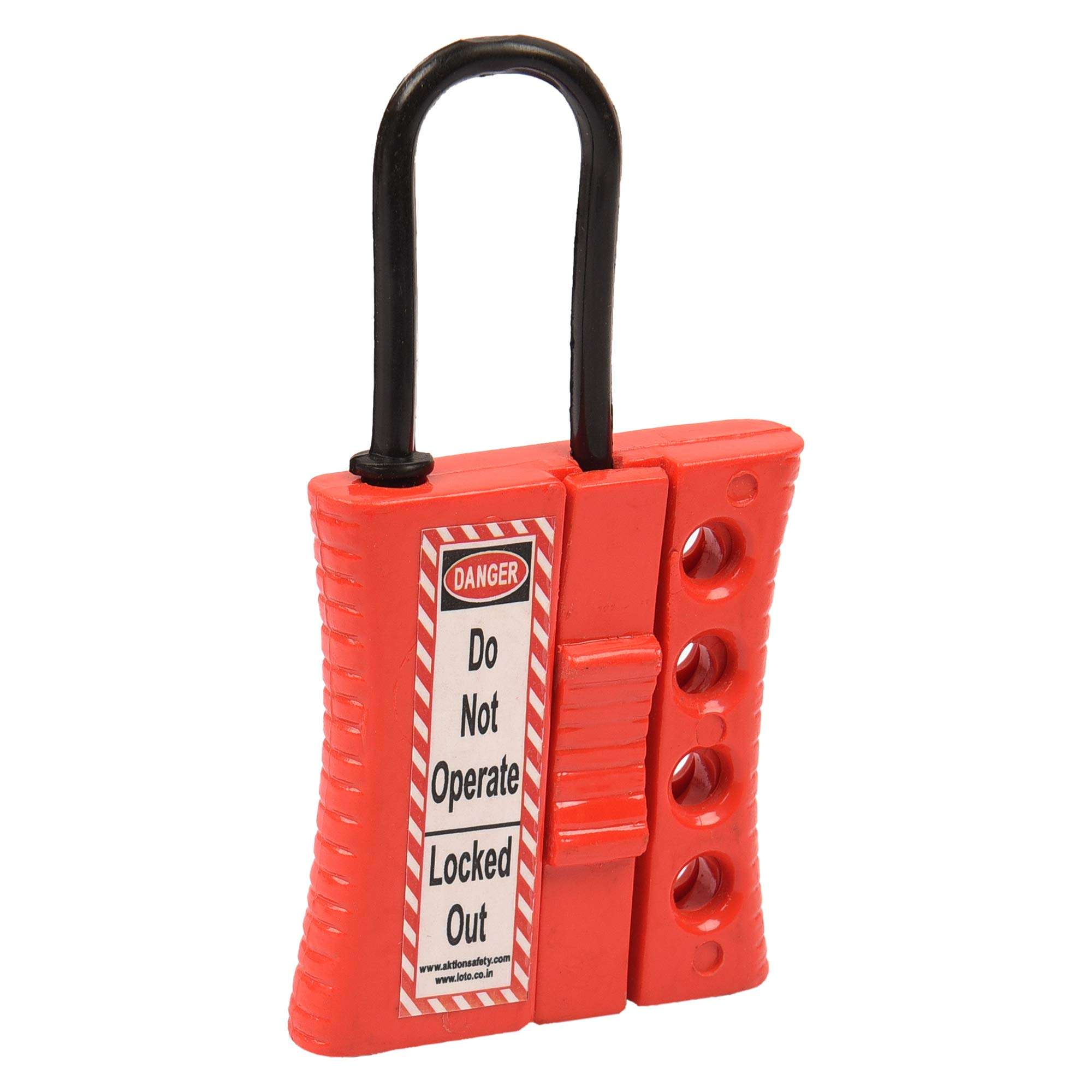 Aktion Safety Lockout HASP De-Electric AK-SLDH-76R Lock and hold (Pack of 10) 4