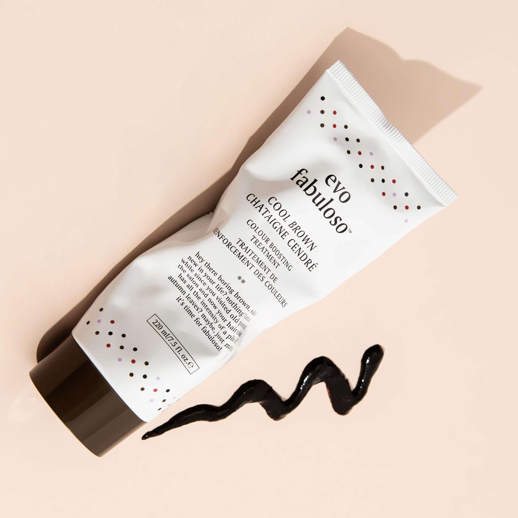 EVO Fabuloso Cool Brown Color Depositing Treatment - Color-Treated Hair Conditioner - Helps Maintain Color Depth, Tone & Shine - 220ml / 7.5fl.oz 6