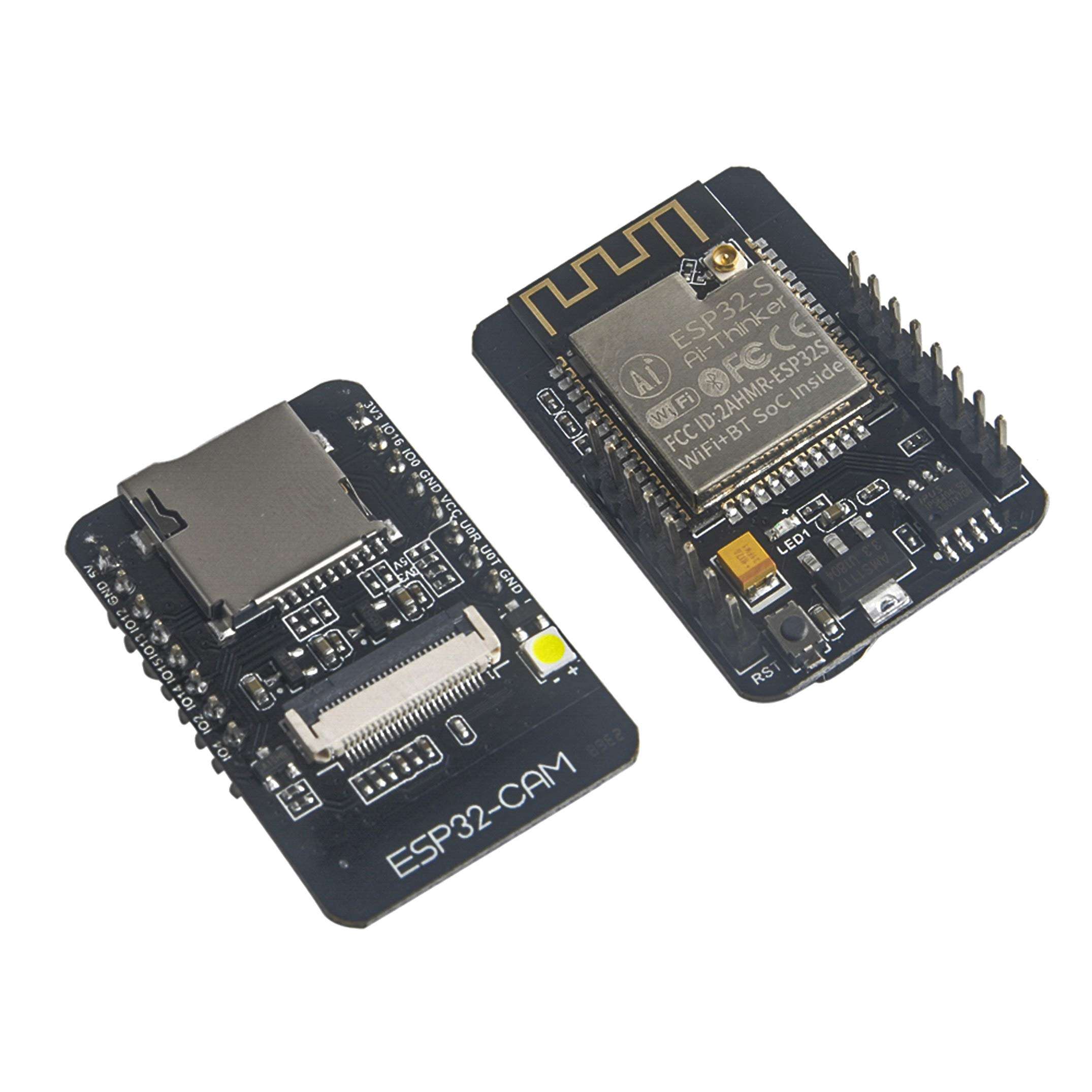 Stemedu ESP32-CAM ESP32 Camera Module 2MP Camera Development Board Wireless WiFi Bluetooth Module with HC-SR501 PIR Motion Sensor for Arduino Raspberry Pi 2