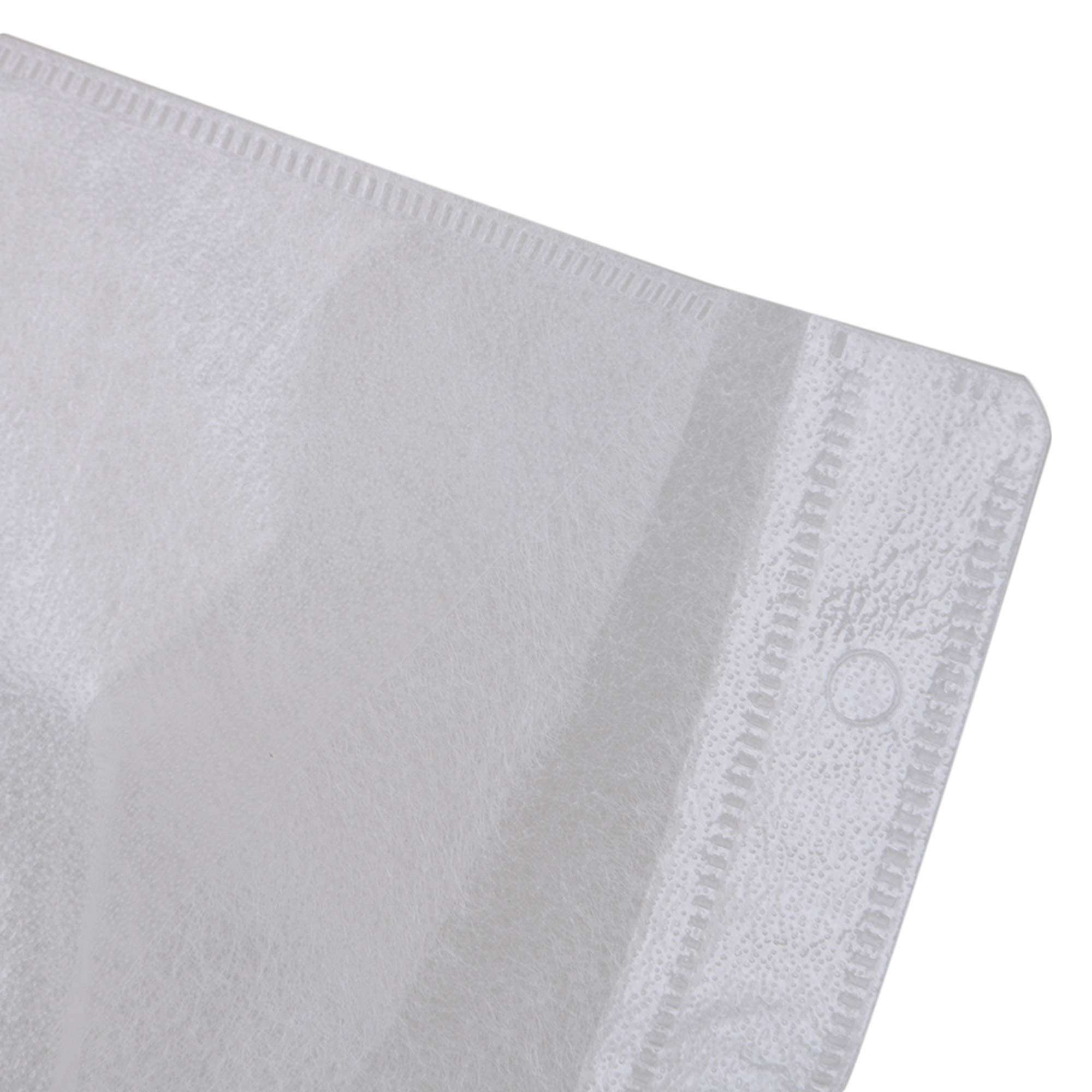 Mxfans 500pcs White OPP Plastic Double-Sided CD DVD Sleeves with Window & Flap 5