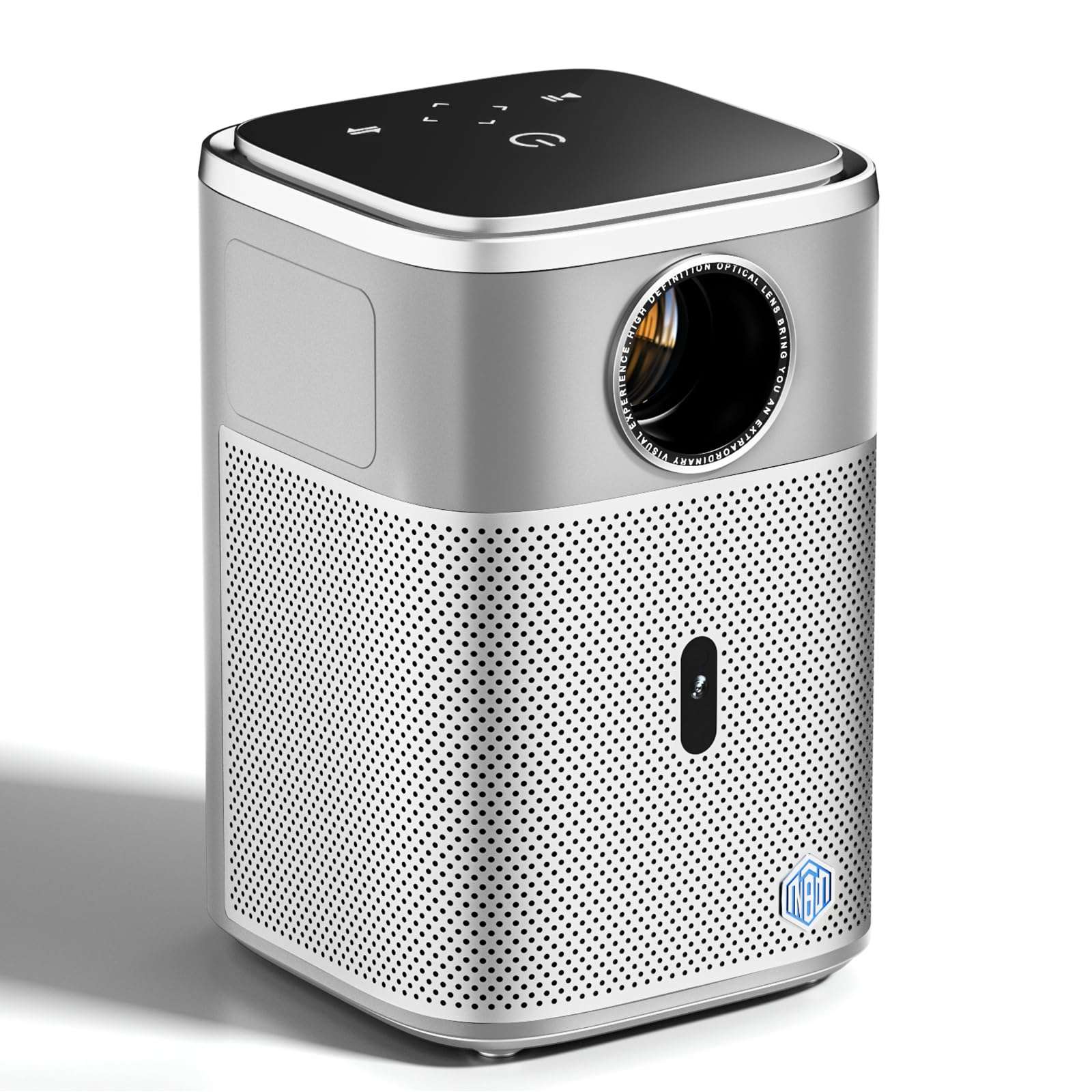 Projector with WiFi and Bluetooth, 4K Projector Support Full HD 1080P Video Projector, 600ANSI Movie Projector, Auto 6D Keystone&Zoom