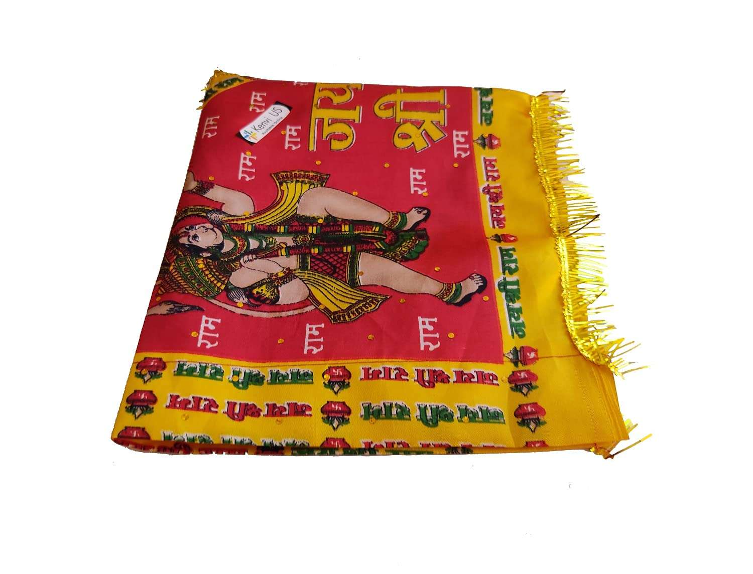 Kenvi US Hanuman Ji Flag/Jhanda Quality for/Home Normal Size || E@88 3