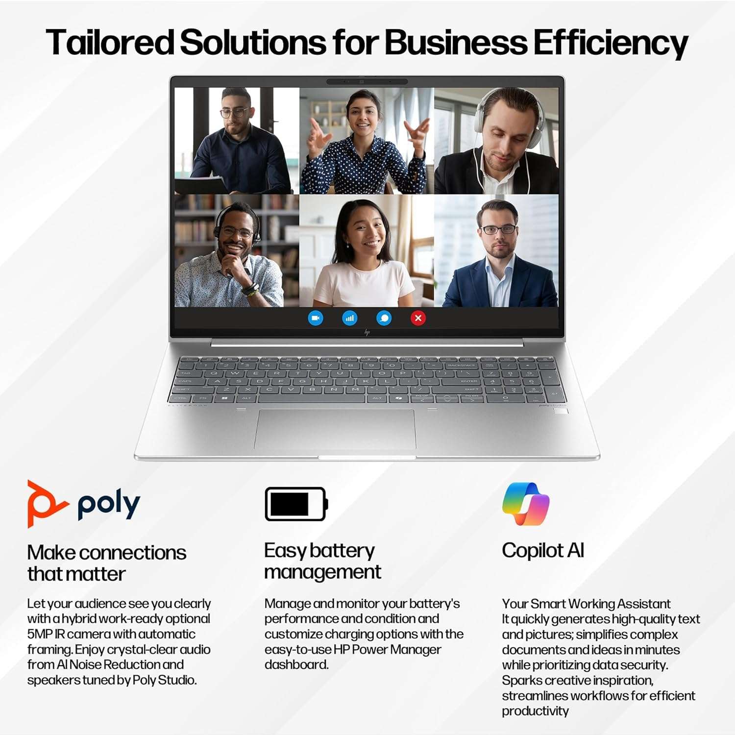 HP Elitebook 660 G11 16" WUXGA Laptop, Intel Core Ultra 7 165U, 64GB DDR5 RAM, 1TB SSD, Wi-Fi 6E, 5MP IR Camera, Fingerprint Reader, Backlit Keyboard, Thunderbolt 4, Fast Charging, HDMI, Win 11 Pro 6