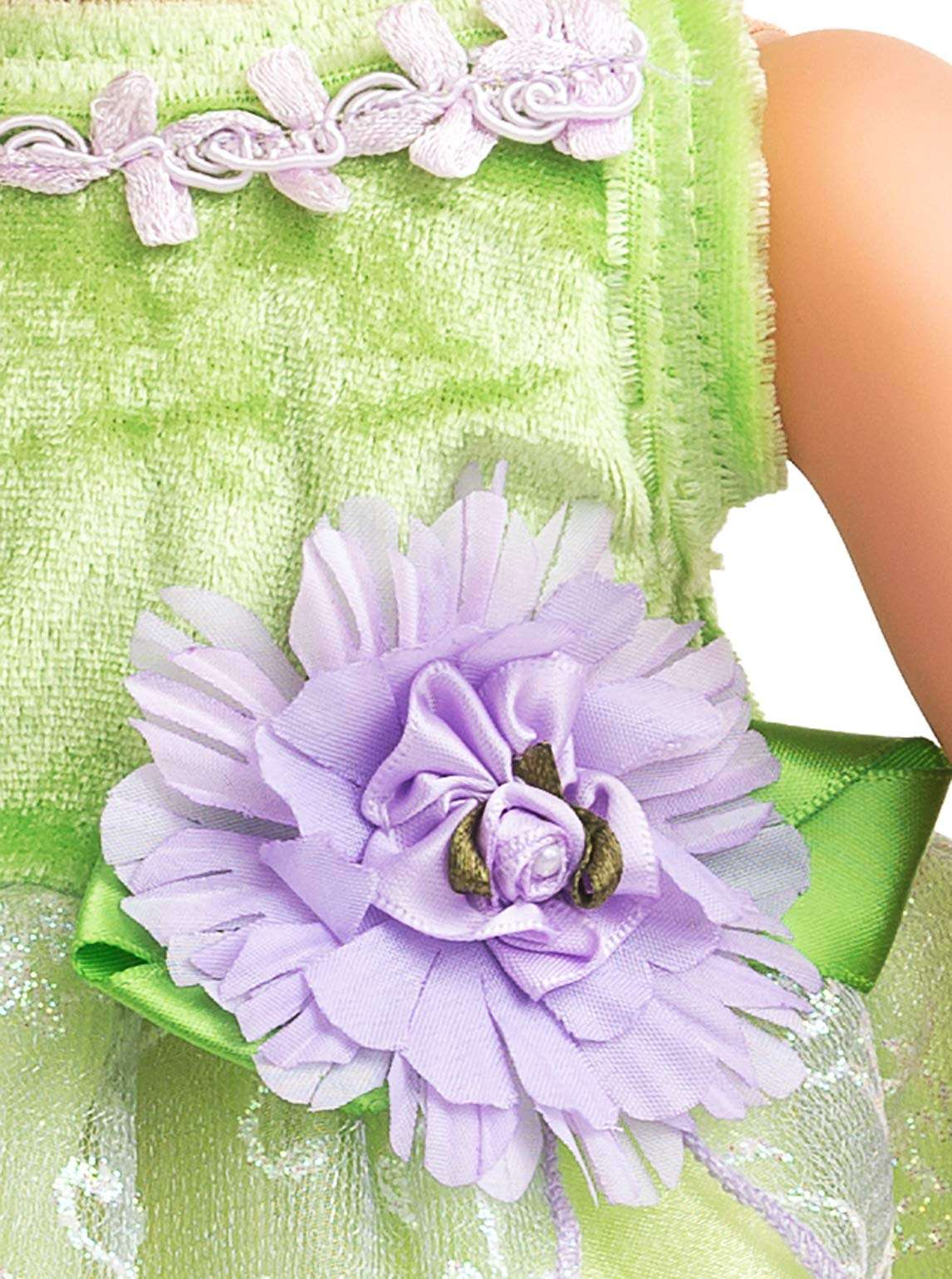 Little Adventures Tinkerbell Fairy Doll Dress - Doll Not Included - Machine Washable Child Pretend Play and Party Doll Clothes with No Glitter 3