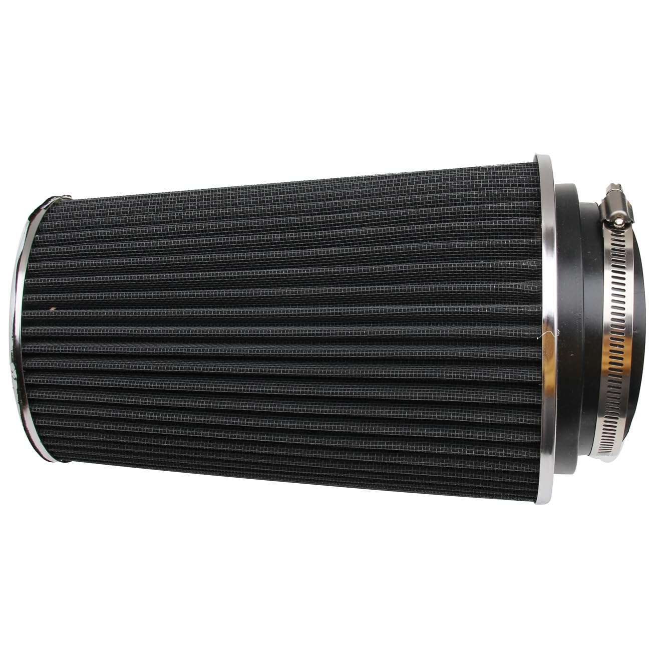 Goodbest New Air Filter Compatible With Universal Clamp-On Round Reverse Tapered Washable Filter 3 in/3.5 in/4 in Flange ID, 10.6 in (269 mm) Height, 6 in (152 mm) Base, 4.75 in (121 mm) Top, SPE-9731 5
