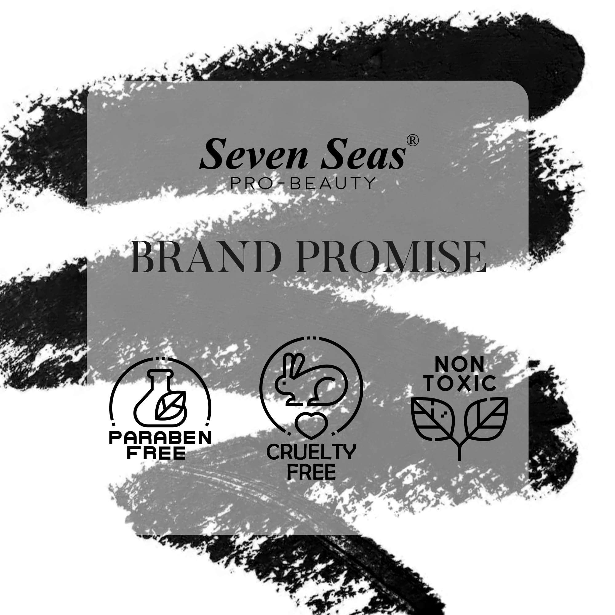 Seven Seas HD Gel Kajal, Eyebrows & eyeliner your eyes | Long Lasting| Waterproof & Smudge | Proof Black Kajal 4