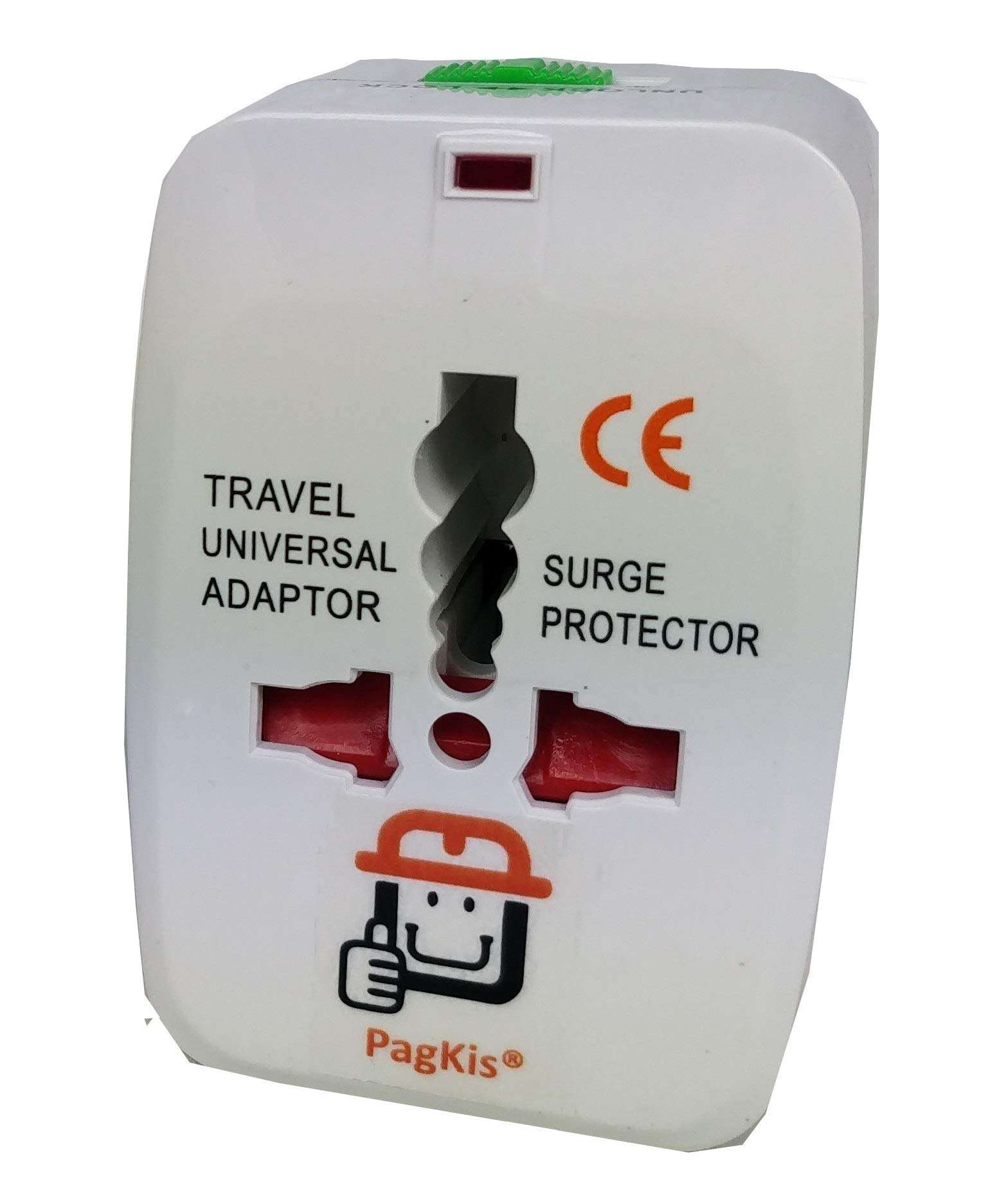 PagKis Europe/UK/US/China.Universal International Travel Adapter Plug