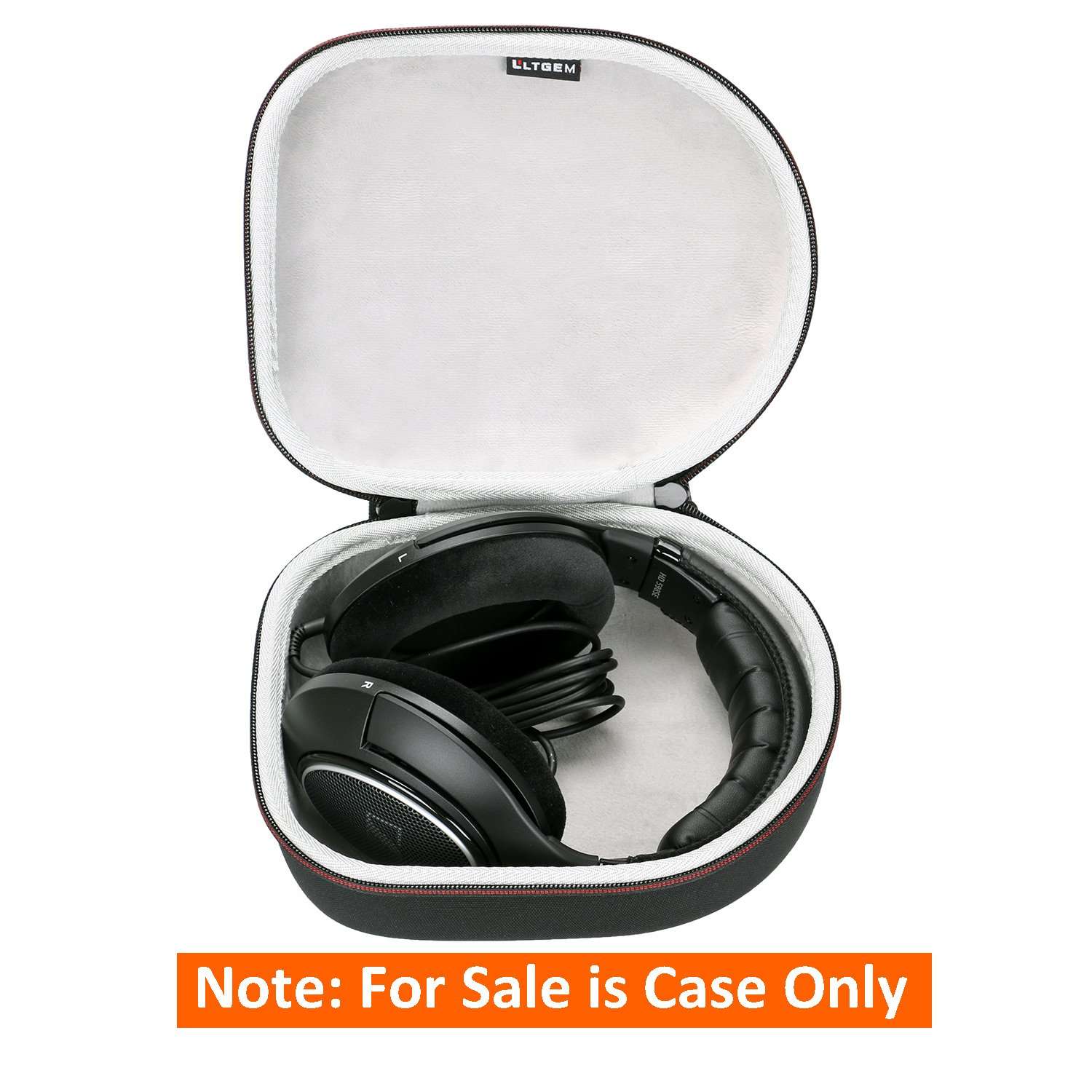 Headphone Case Compatible with Sennheiser HD 280 Pro / 599/600 / 660S2 / 569/490 Pro / 620S / 599 SE Headphones, Black+Gray 6