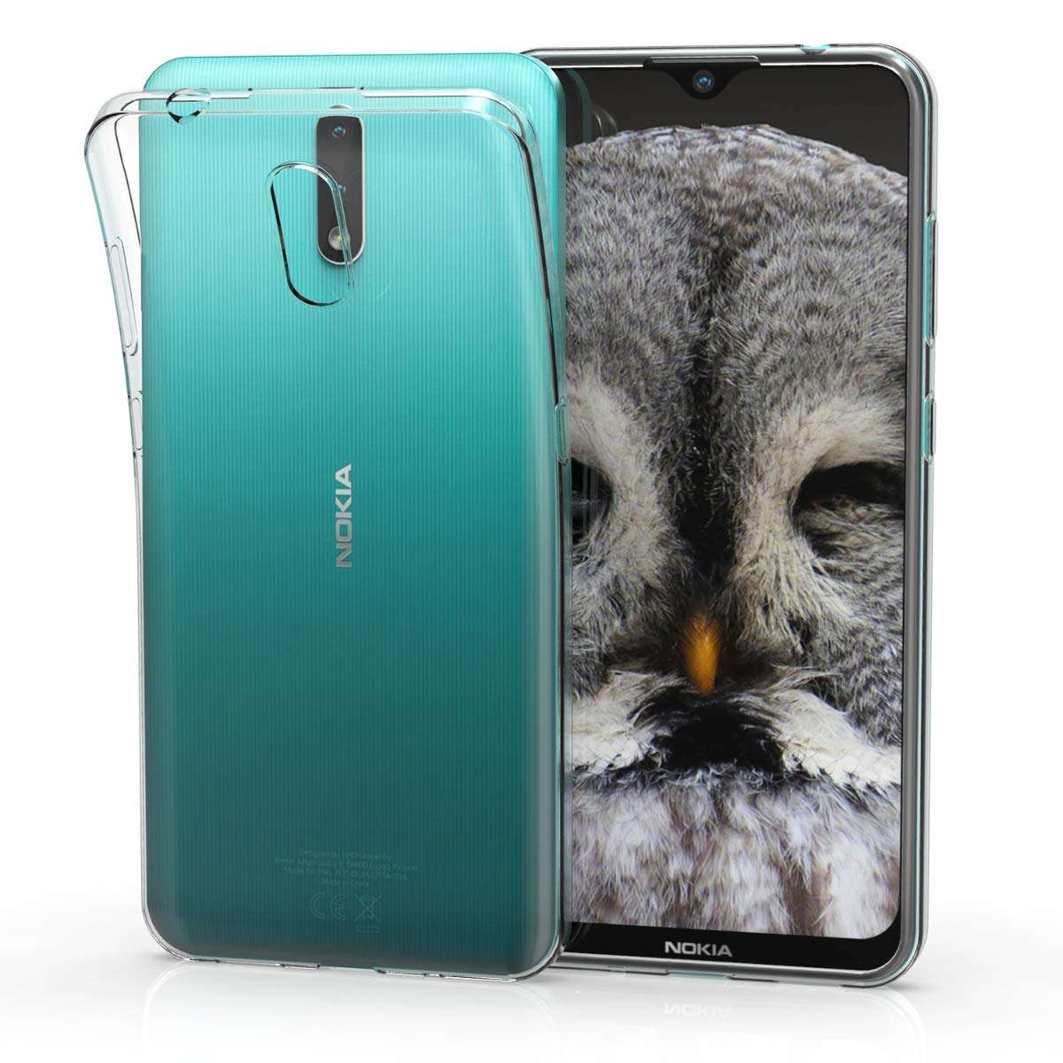 kwmobile Case Compatible with Nokia 2.3 - Clear Case Soft Slim Flexible Protective TPU Phone Cover - Transparent 1