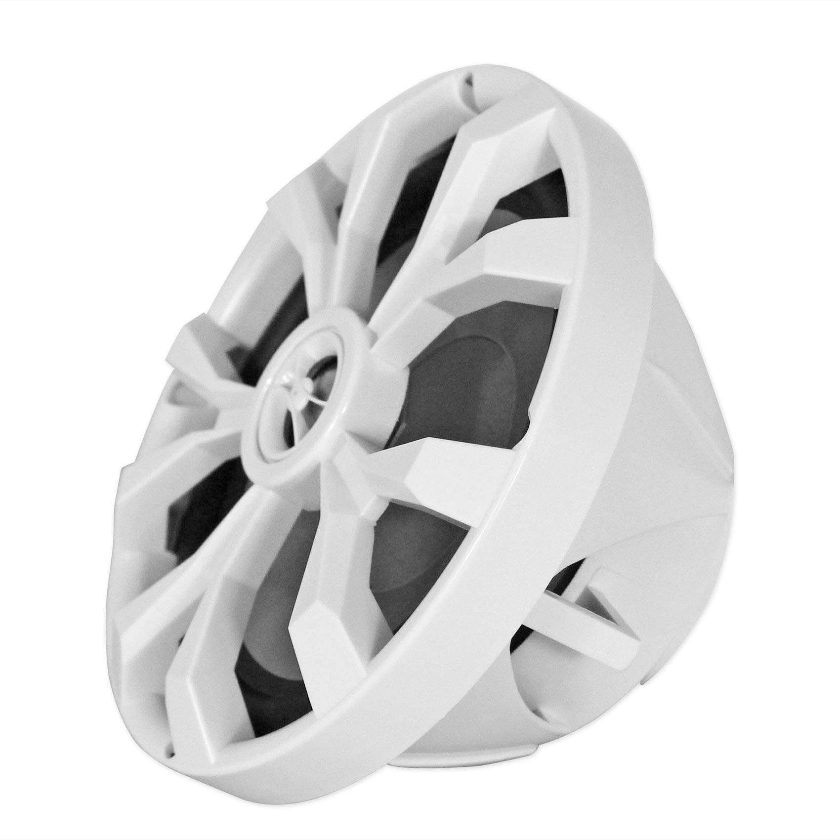 Rockville RKL80MW 900W 8" 2-Way Marine Boat Speakers (2), IP66 Waterproof, LED Lights, High-Fidelity Sound, Perfect for Boats and Outdoor Use 6