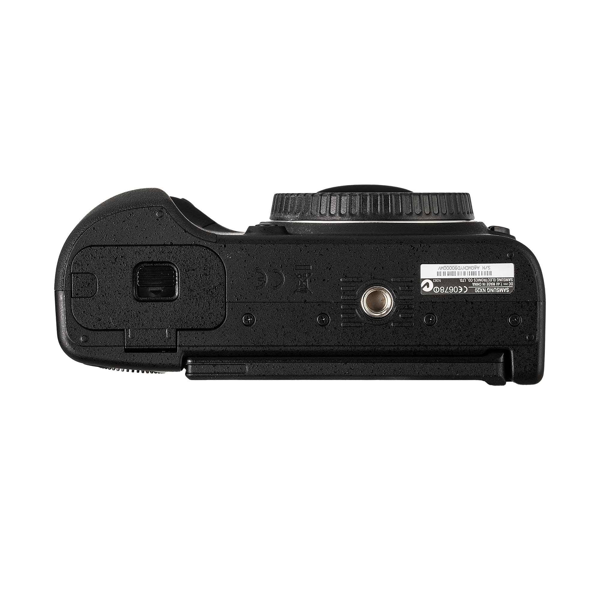 Samsung 20.3Mp NX20 Mirrorless Wi-Fi Digital Camera with 18-55mm Lens Bundle Including: Battery, Charger, Hand Strap, Cleaning Kit, Cap Keeper 5