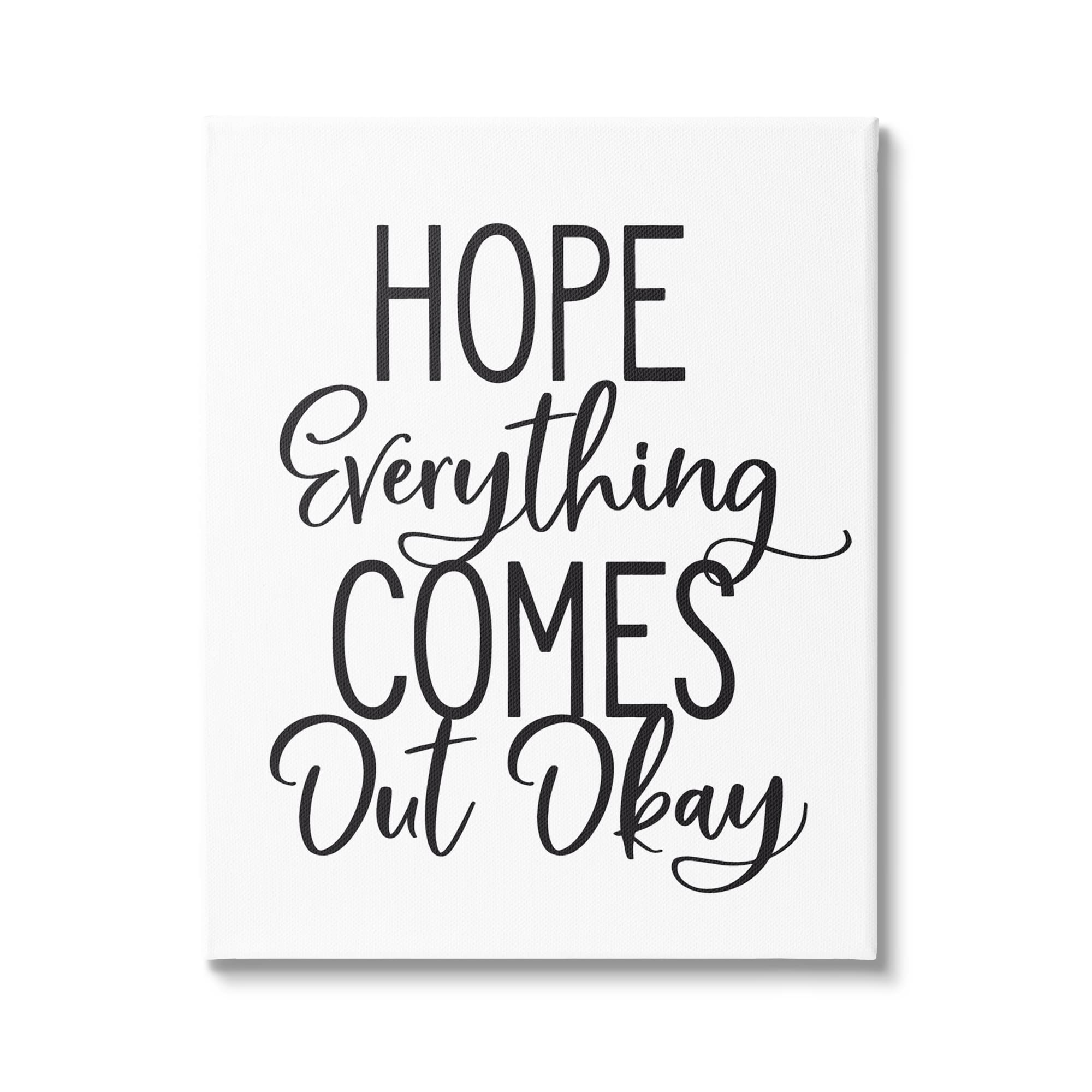 Stupell Industries Casual Bathroom Calligraphy Sign Humor Phrase, Design by Lettered and Lined 1