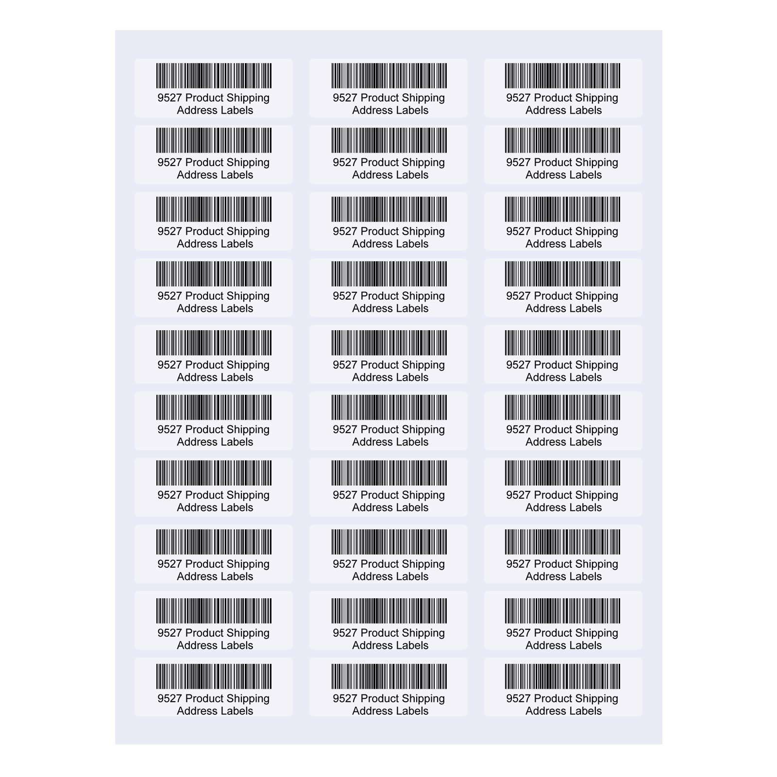 9527 Product 30 up 1 x 2-5/8 Sticker Labels Shipping Address Labels SKU Labels for Laser/Ink Jet Printer (1" x 2-5/8" | 1500 Labels) 3