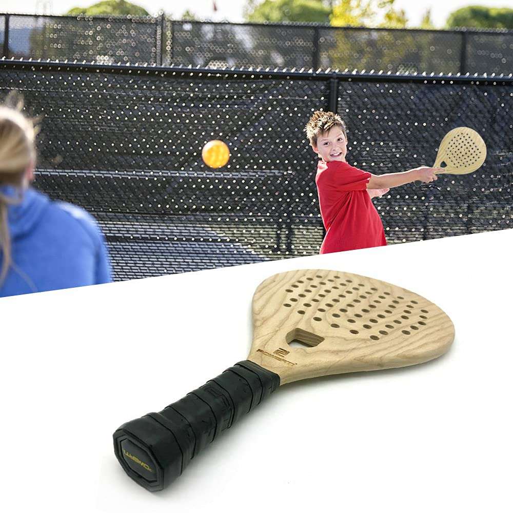 pekdi Pickleball Paddle Wood Pickleball Racket with Ergonomic Cushion Grip for Indoor and Outdoor 6