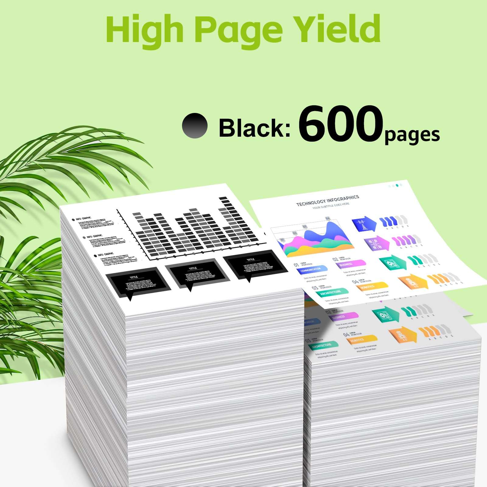 greencycle Re-Manufactured PG-240XL 240 XL Ink Cartridge Compatible for Canon PIXMA MG3620 MG4220 MG3220 MG2220 MX392 MX432 MX472 MX512 MG3522 MX522 MX532 Printer (Black, 2 Pack) 3