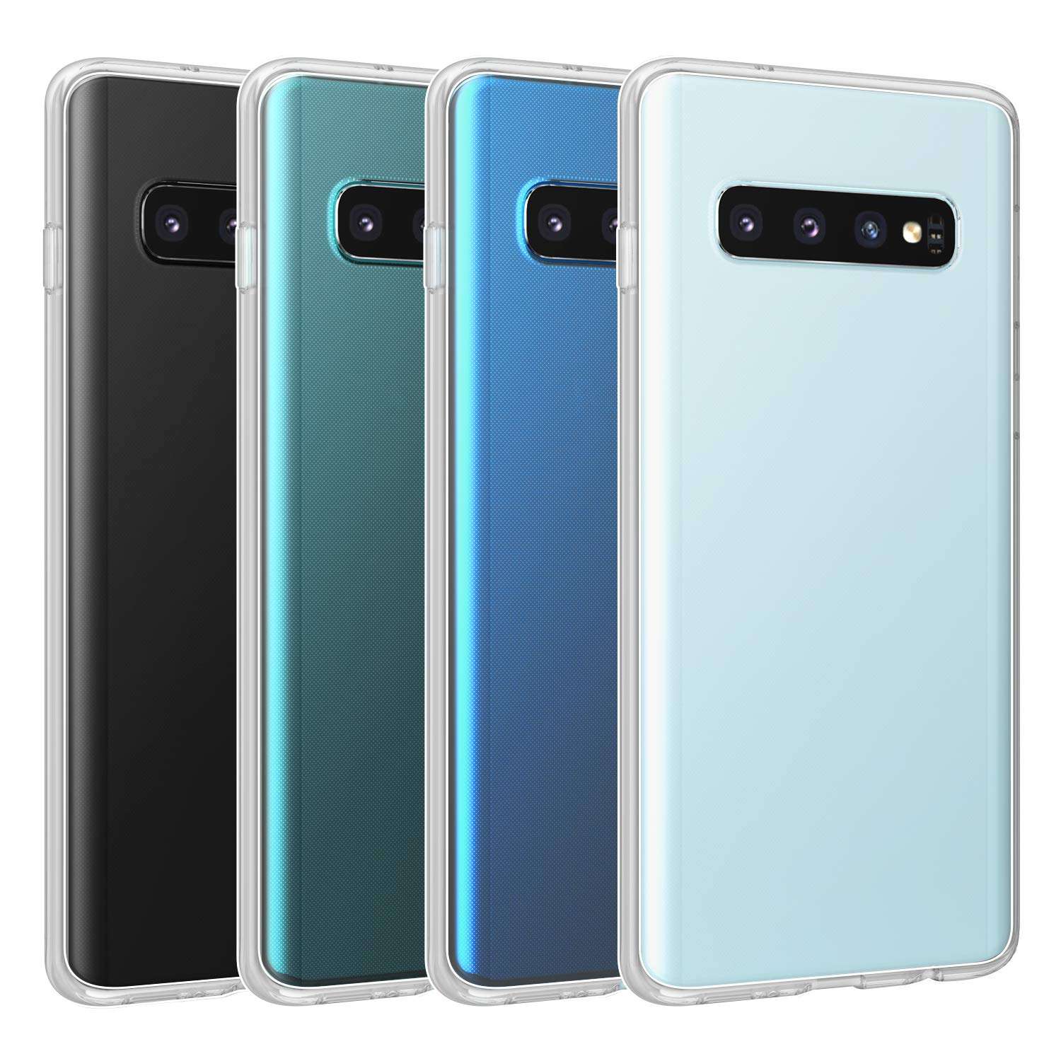 JETech Case for Samsung Galaxy S10 Plus S10+, Premium TPU Material, Shock Proof, HD Clear 3