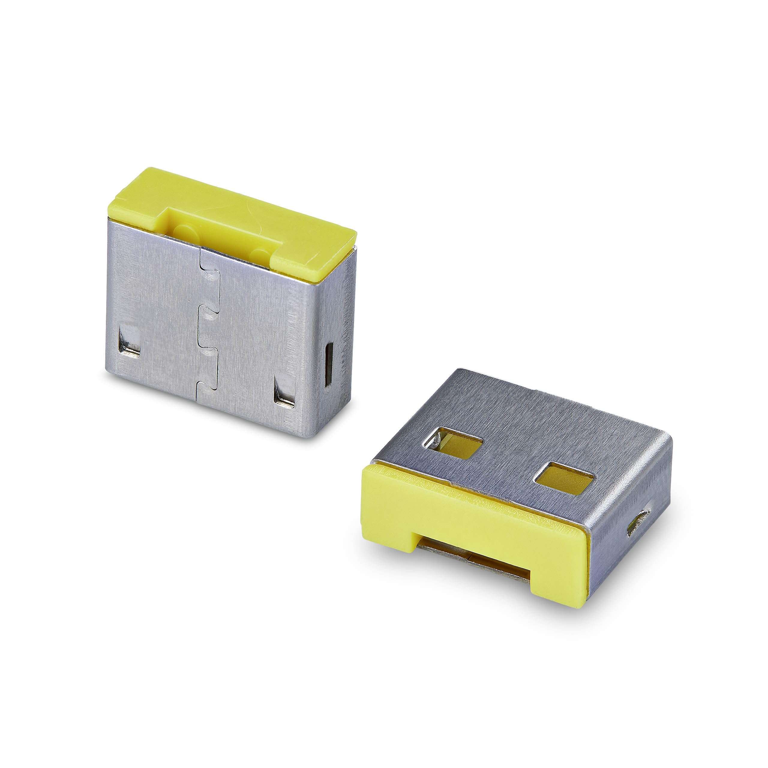 StarTech USB-A Port Blocker Replacement Plugs, 25-Pack Spare Latching Inserts for USB-A-Port-Blocker, Snap-in Reusable USB-A Dust Covers 3