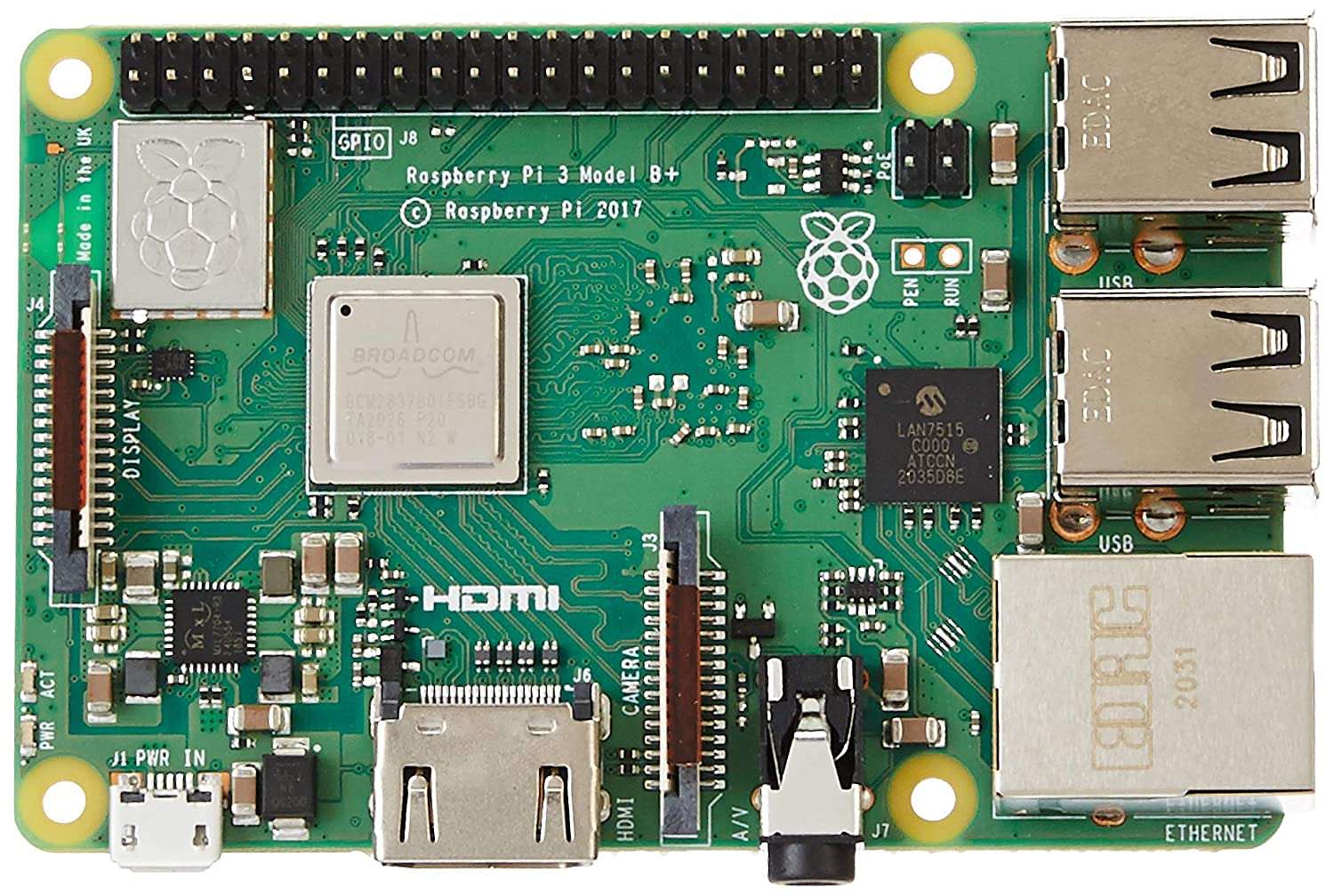 Raspberry Pi 4 Model B 4GB RAM Kit with 32GB Noobs, LAN-mHDMI Cable, Power Supply, MicroSD Card - The Complete Kit 3
