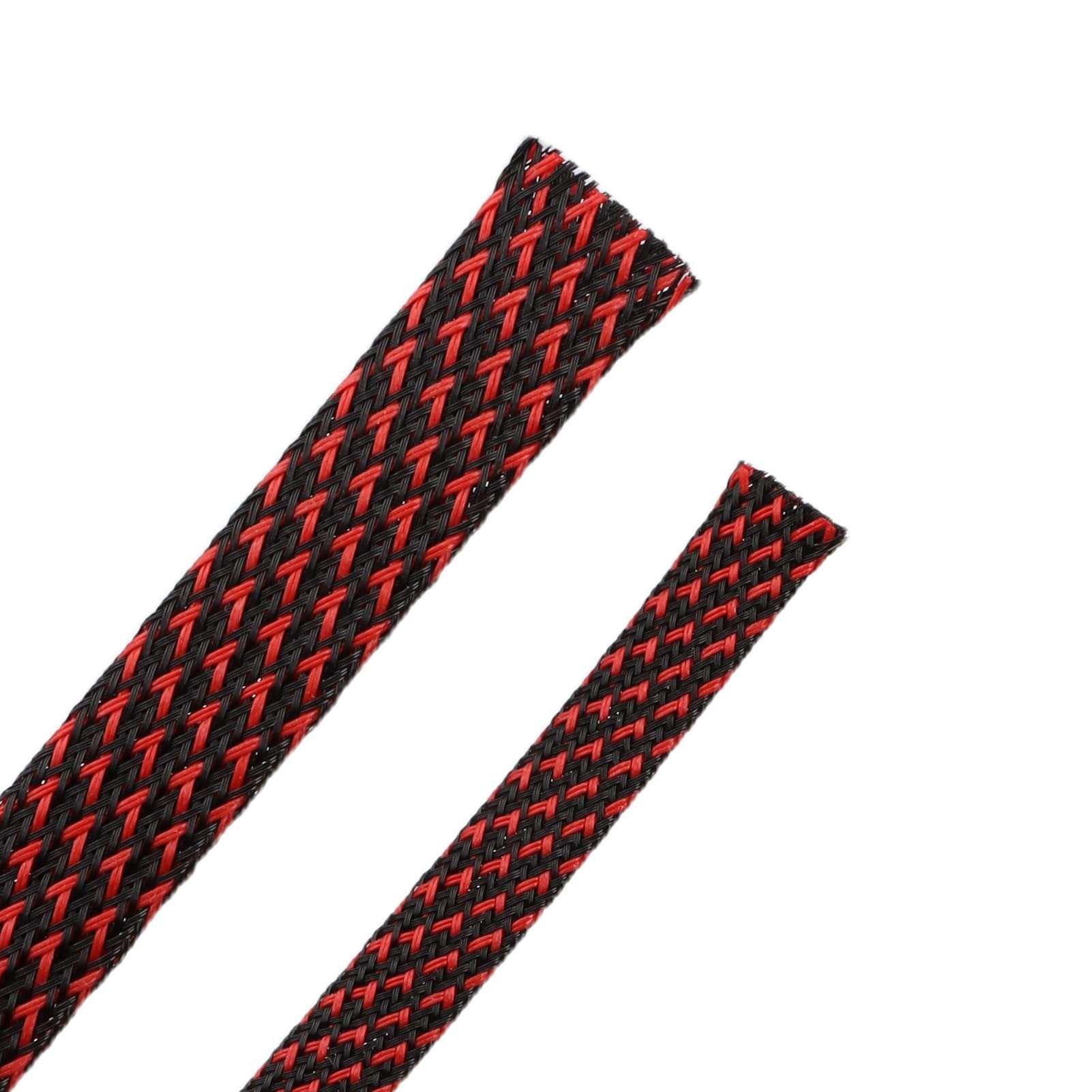 25ft PET Expandable Braided Cable Sleeve 1 inch(25mm) Pet Braided Cable Sleeve for Audio Video Device Wire Automotive Wire (White Silvery)