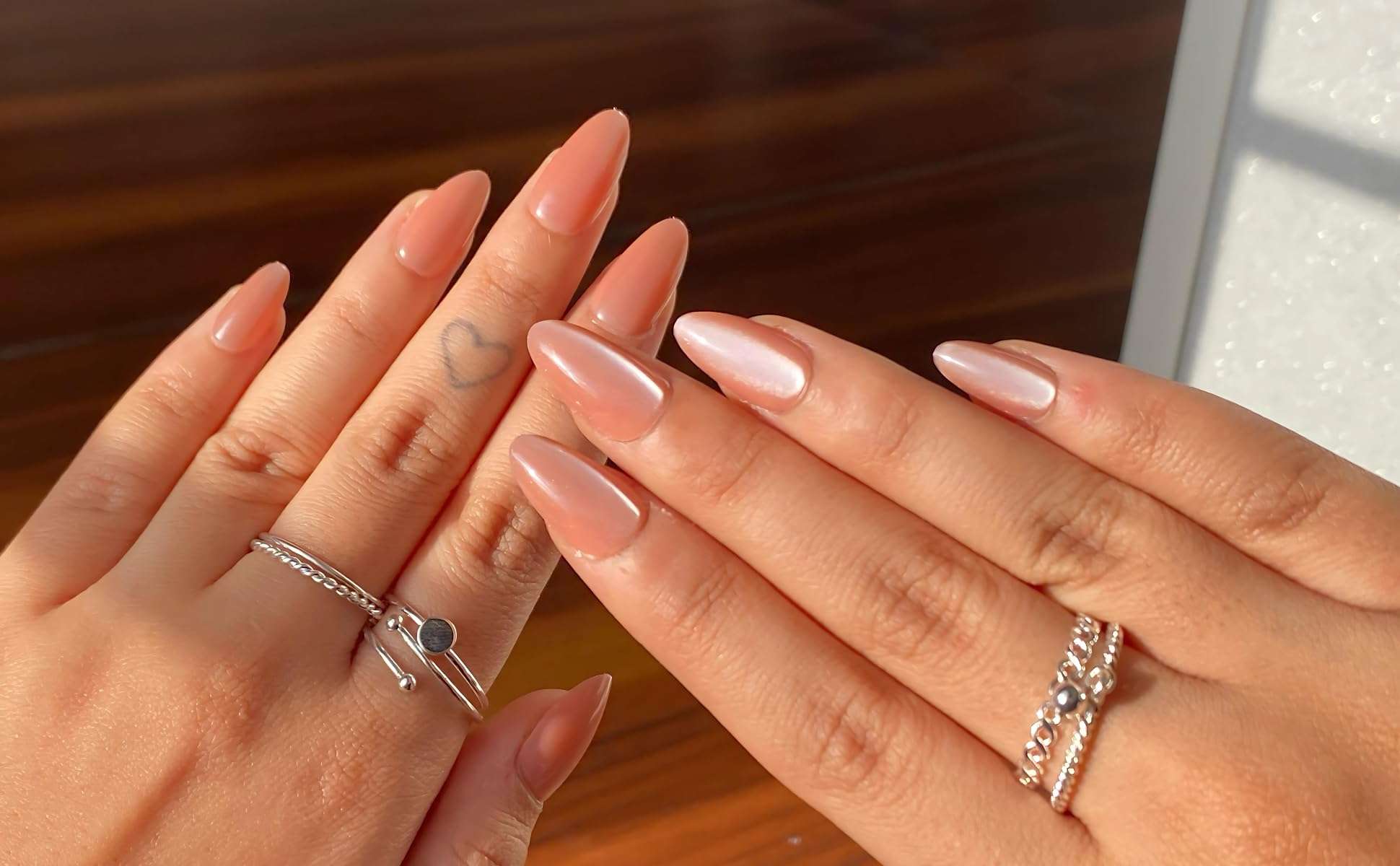 Glossara Nude Almond Shape Press-On Nails For Women And Girls | 24 Reusable False Nail Extensions With 24 Gel Glue Tabs | Stick-On Manicure Kit For Parties, Weddings And Gifts 4