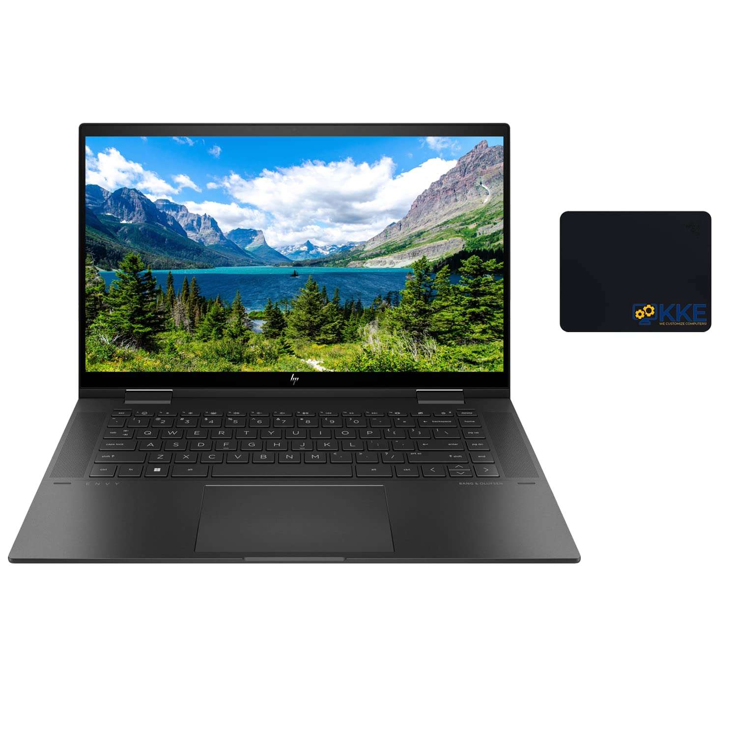 HP Envy x360 2-in-1 Laptop, 15.6" FHD Touchscreen, AMD Ryzen 5 5625U Processor, 64GB RAM, 2TB SSD, Webcam, Backlit Keyboard, HDMI, Wi-Fi 6, Windows 11 Home, Stylus Pen Included 2