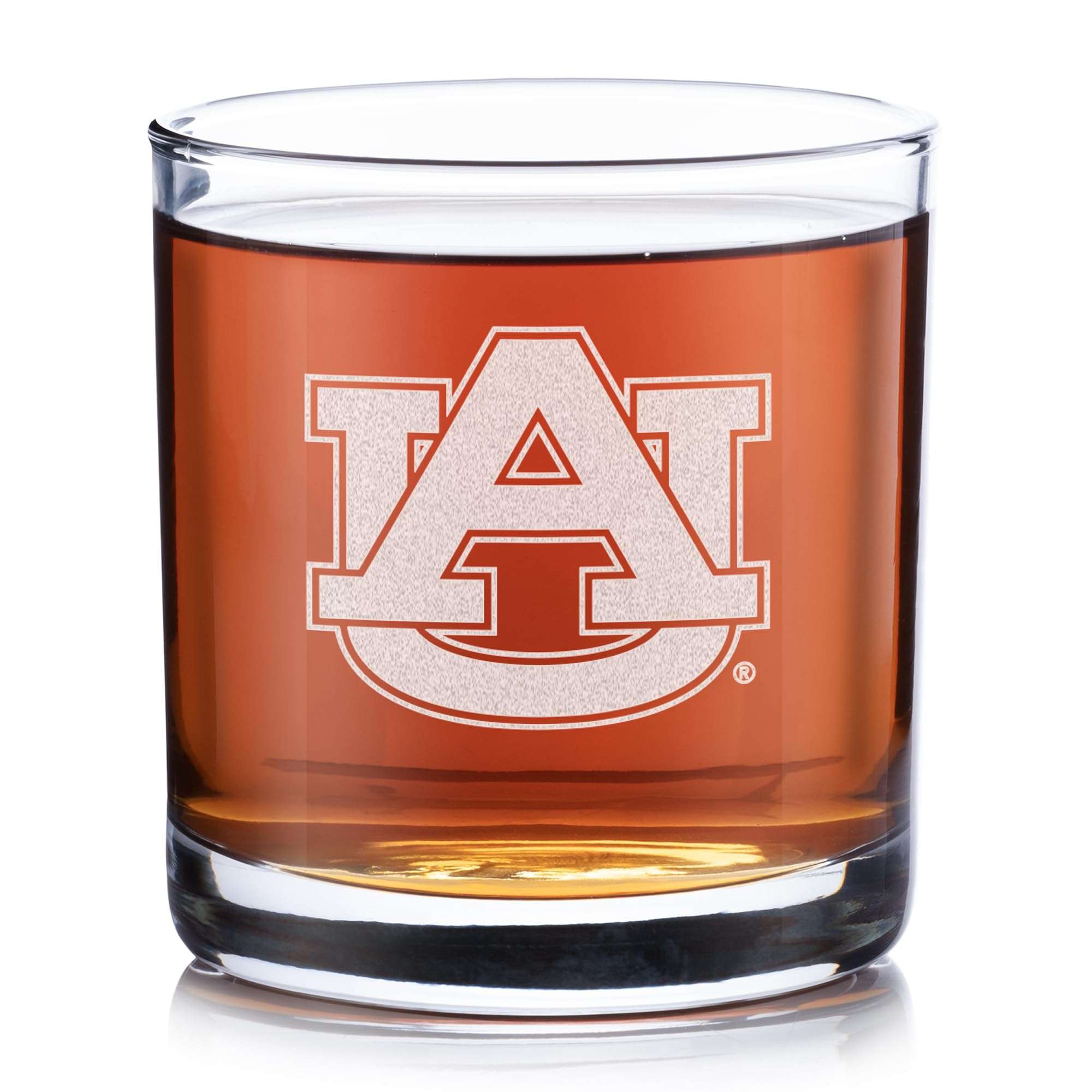 Lifetime Creations Auburn Tigers Whiskey Glass - Officially Licensed, Engraved Lowball Glass, Graduation Father's Day Birthday Gift for Men, Football Fan, Alumni, Made in USA 1