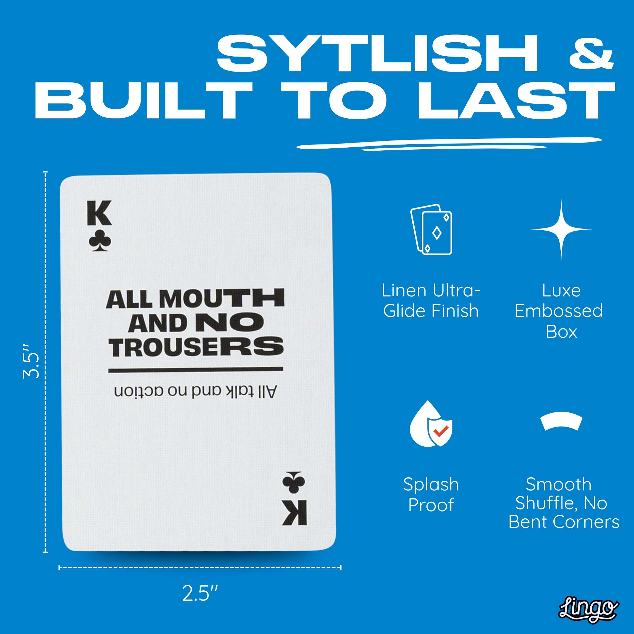 Lingo British Slang Playing Cards in Wayfarer Tin Box | Travel Flashcards | Learn British Vocabulary in A Fun & Easy Way | 52 Essential Translations 3