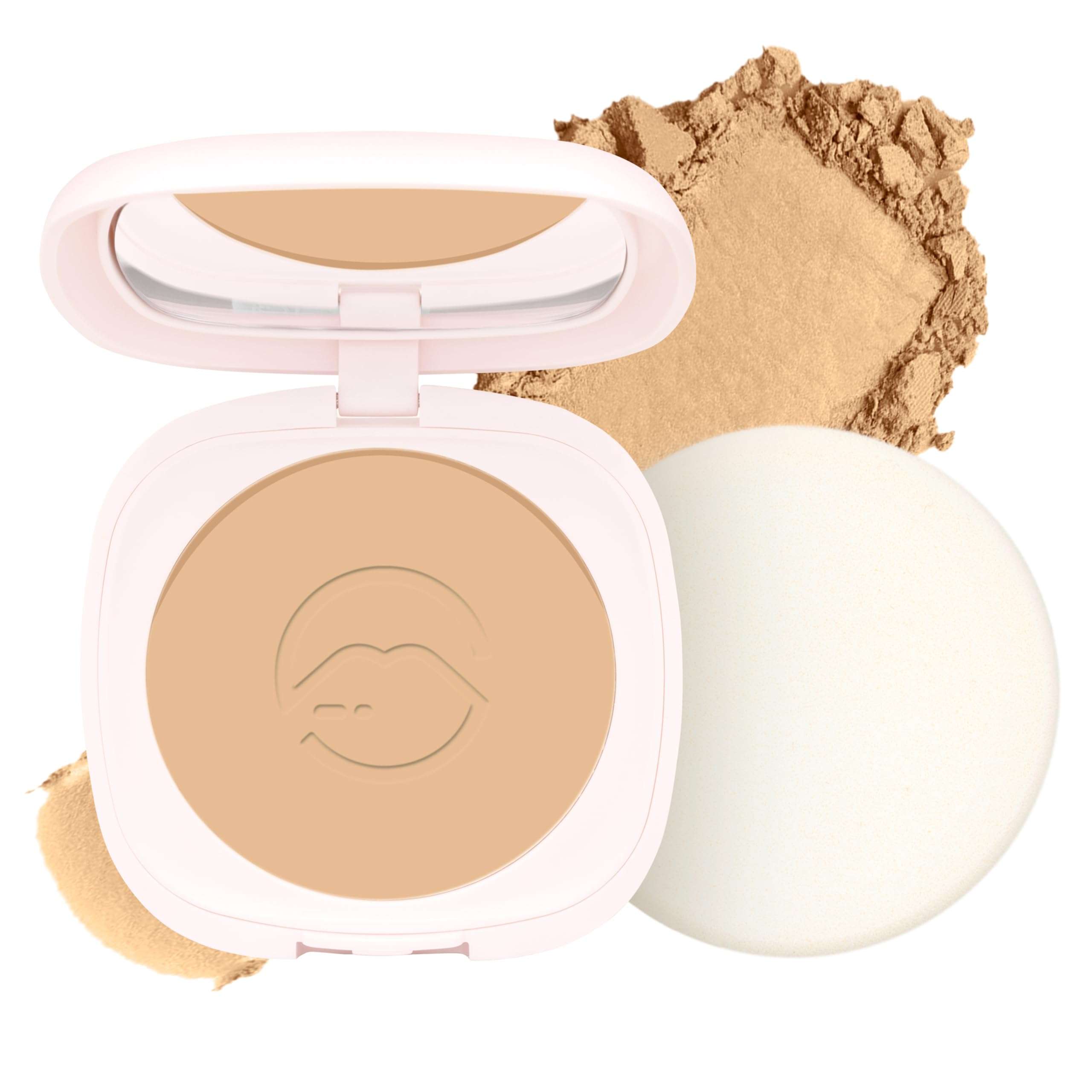 MARS Zero Oil Compact with an Applicator (10 gm) (08-ROASTED ALMOND) | Non-Comedogenic | Oil Control | Long-Lasting | Matte Finish | Light-Weight | Minimize Pores | Travel Friendly