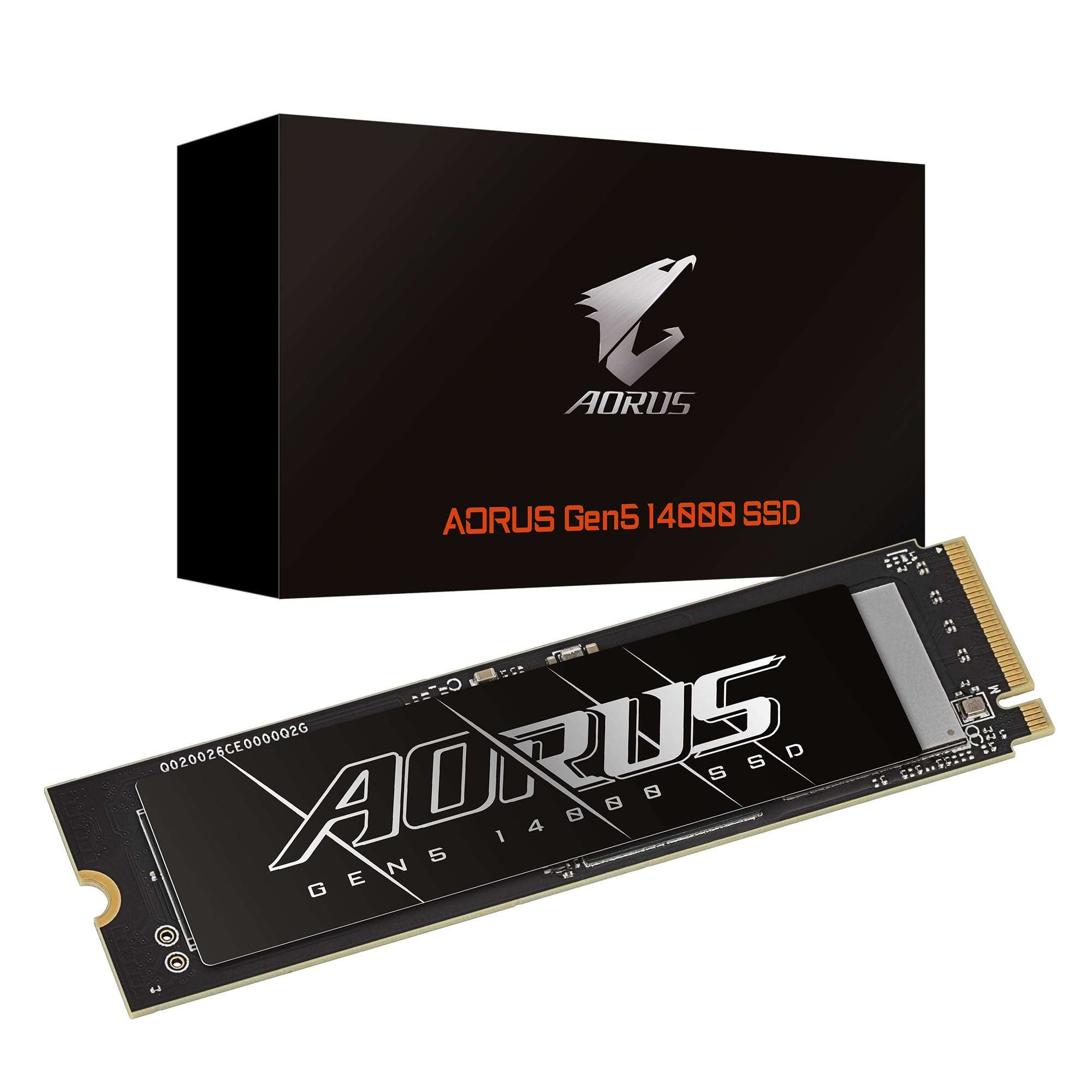 GIGABYTE Aorus 2TB M.2 Solid State Drive Gen5 14000 (PCIe Gen 5.0 x4/NVMe 2.0) 1