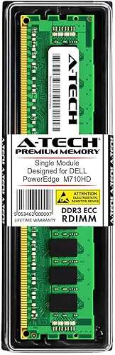 A-Tech 8GB for DELL PowerEdge M710HD (1 x 8GB) PC3-12800 (DDR3-1600) ECC Registered RDIMM 240-Pin 2Rx8 1.35V Server Memory RAM 2