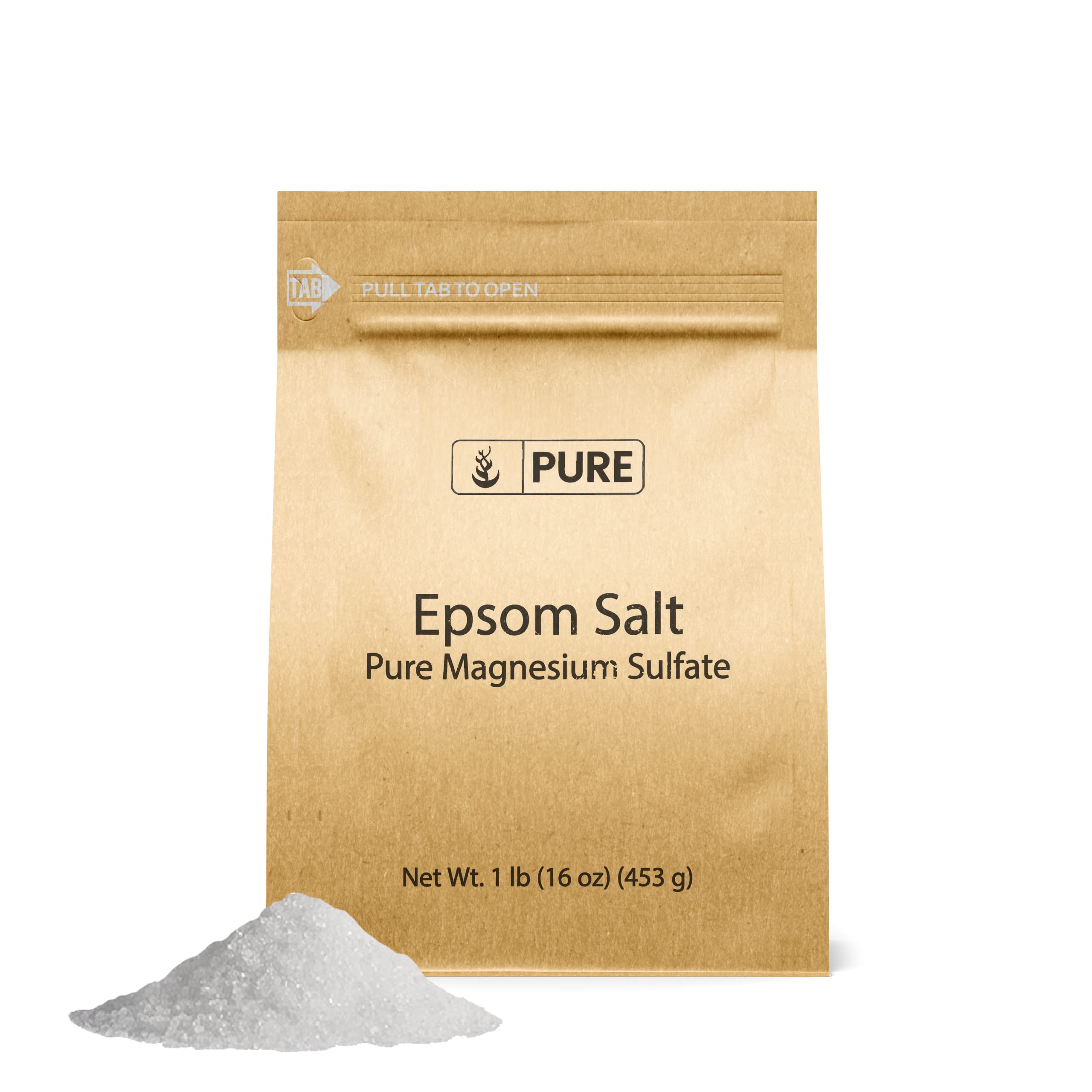 Pure Original Ingredients Potassium Bicarbonate, Magnesium Chloride, & Epsom Salt Bundle, (1lb) Food Safe, Cleaning & Cooking 5