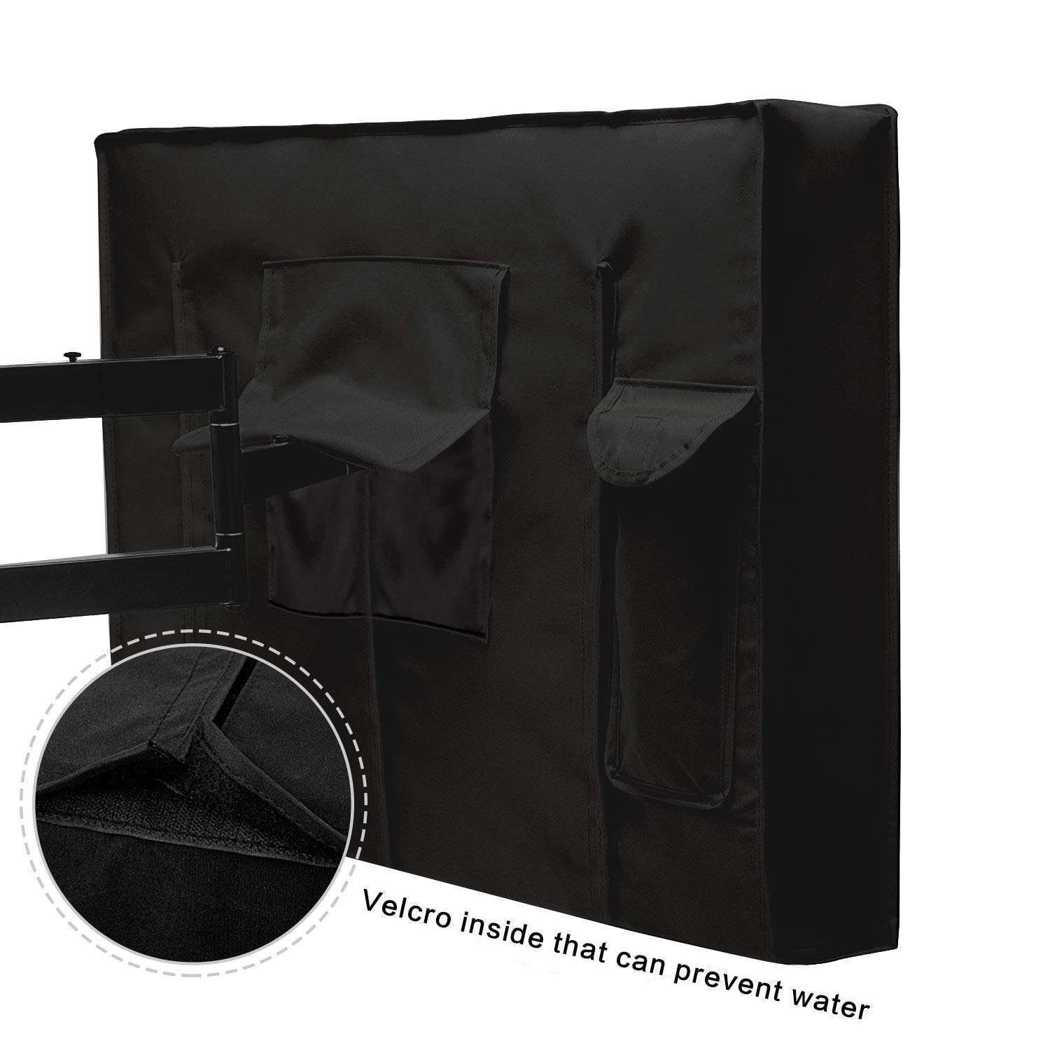 Outdoor TV Cover 40 to 43 inches, Waterproof and Weatherproof, Fits Up to 39.5''W x 25''H for Outside Flat Screen TV 3