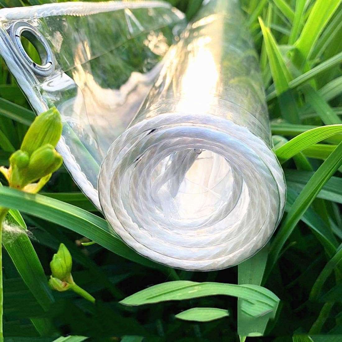 Waterproof Window Curtains Transparent Outdoor,Balcony Clear, 500 GSM Rain Sun Dust Privacy Cold Protections (5 x 12, 1) 3