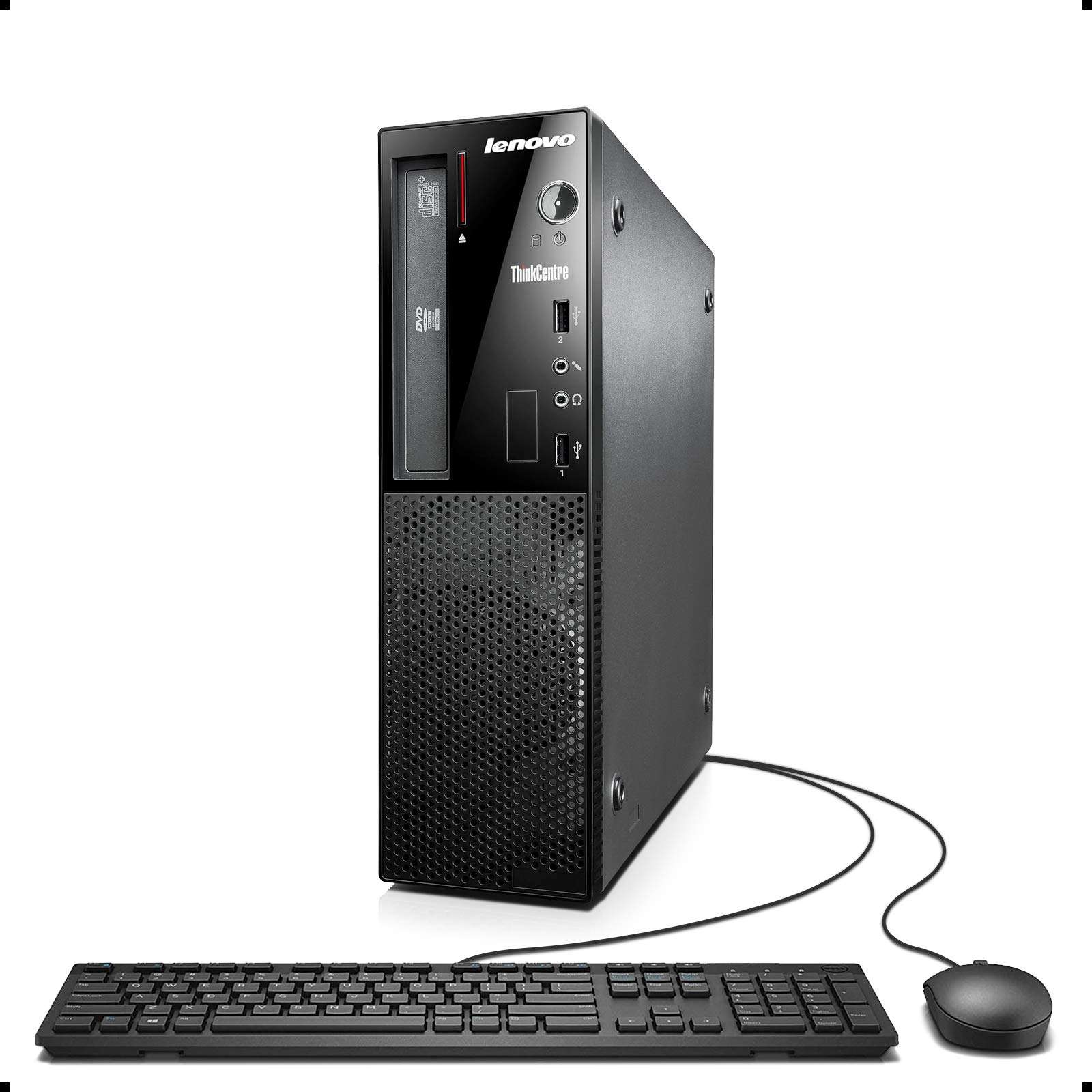 Lenovo ThinkCentre E73 Small Form Factor PC, Intel Core i3-4130 3.4GHz, 8G DDR3, 500G, DVD, Windows 10 Pro 64 Bit-Multi-Language Supports English/Spanish/French(Renewed) 1